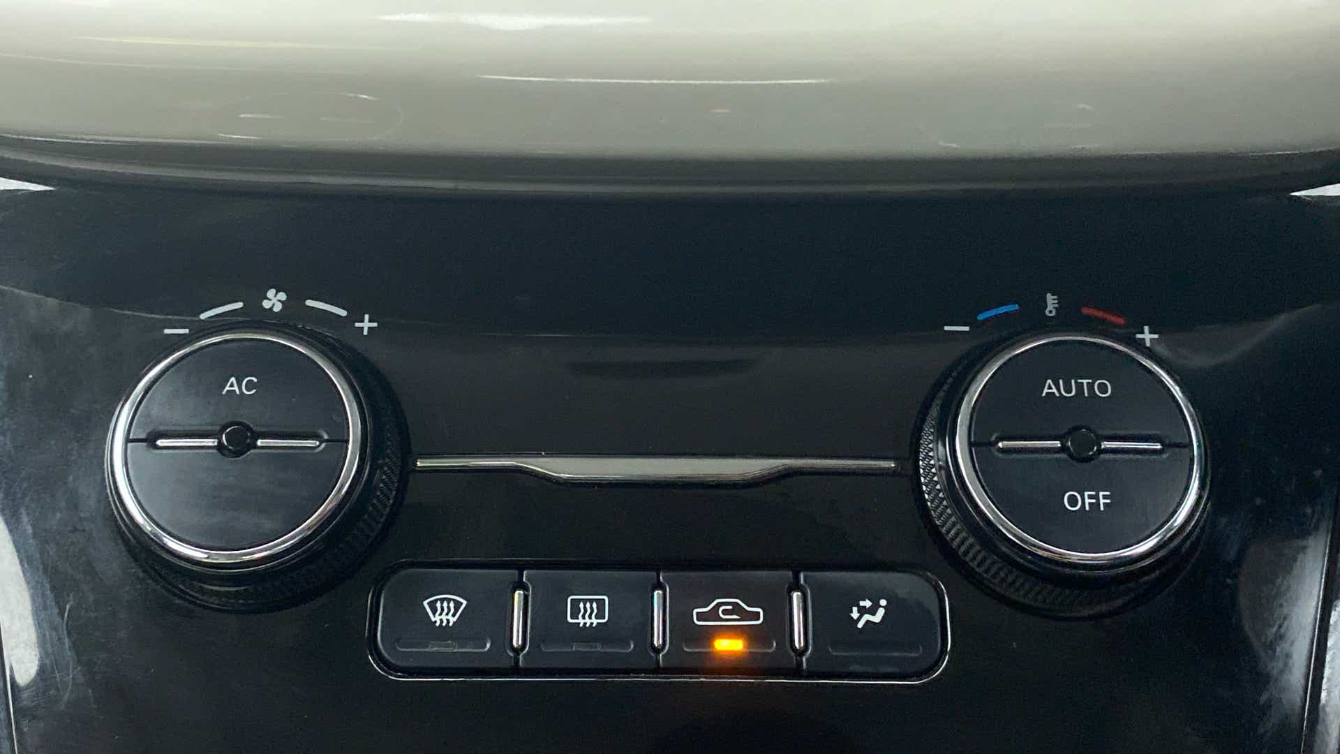 Dashboard air conditioning controls of a Tata Nexon 2017-2023