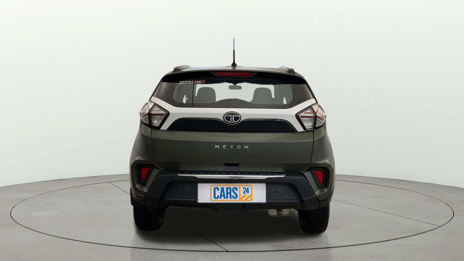 Rear view of a Tata Nexon 2017-2023