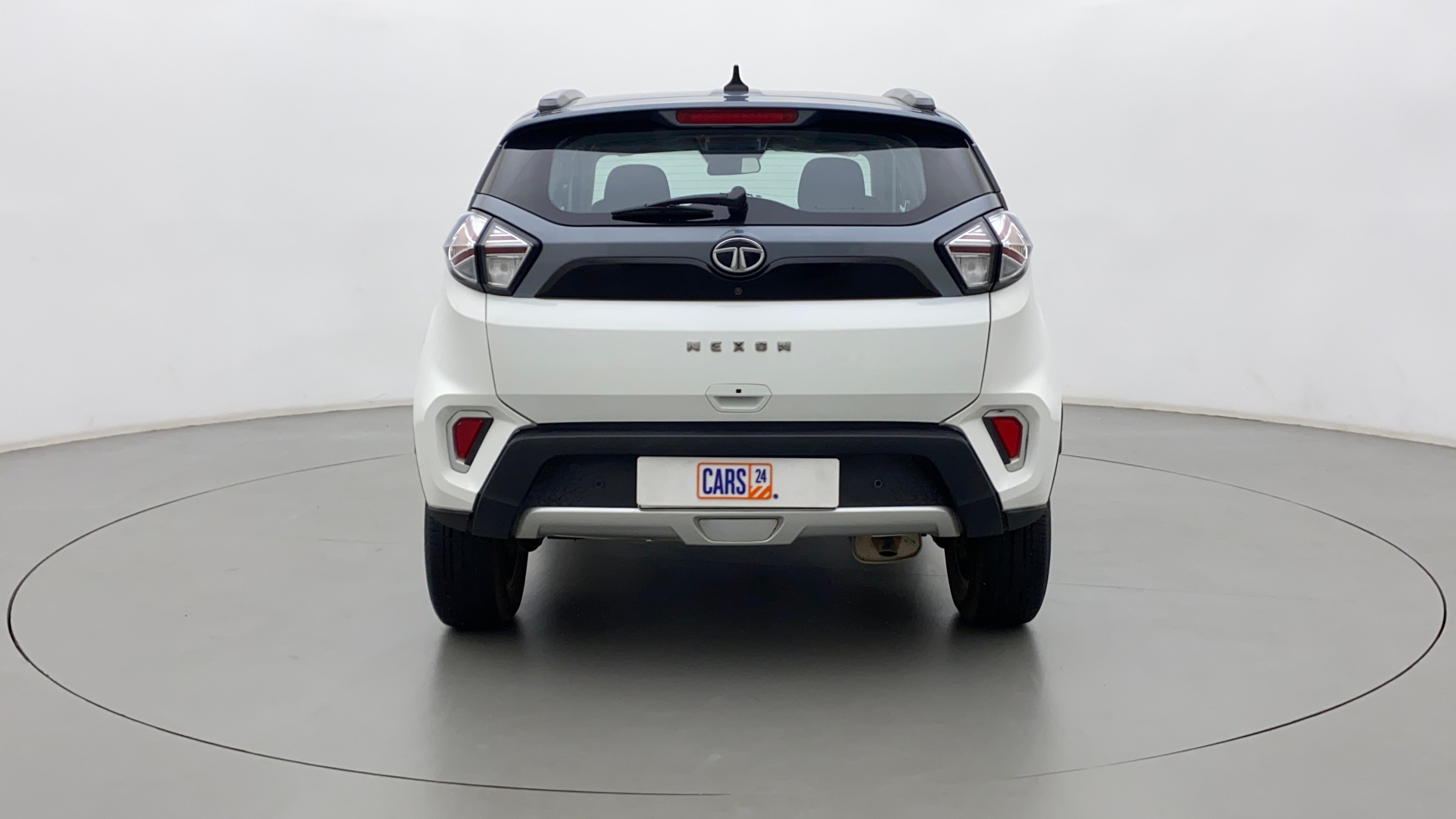 Rear view of a Tata Nexon 2017-2023