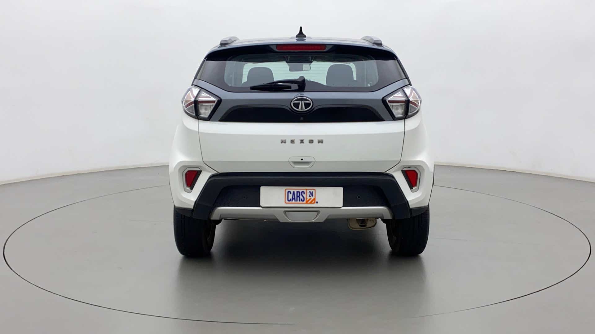 Rear view of a Tata Nexon 2017-2023