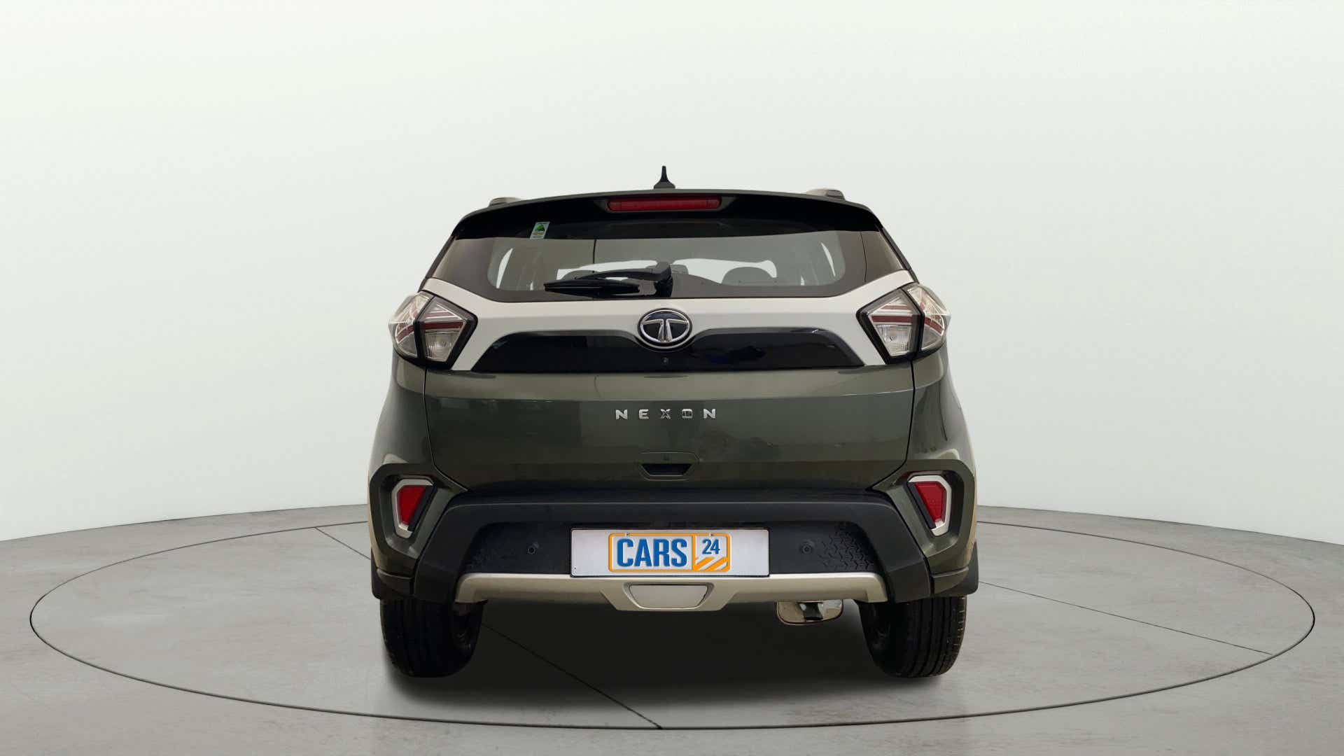 Rear view of a Tata Nexon 2017-2023