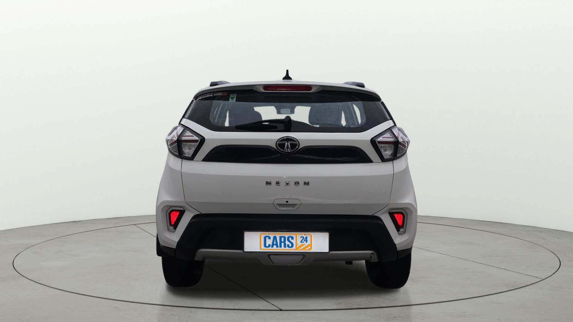 Rear view of a Tata Nexon 2017-2023