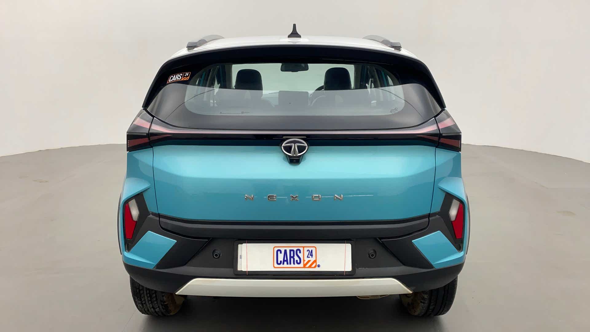 Rear view of a Tata Nexon 2017-2023