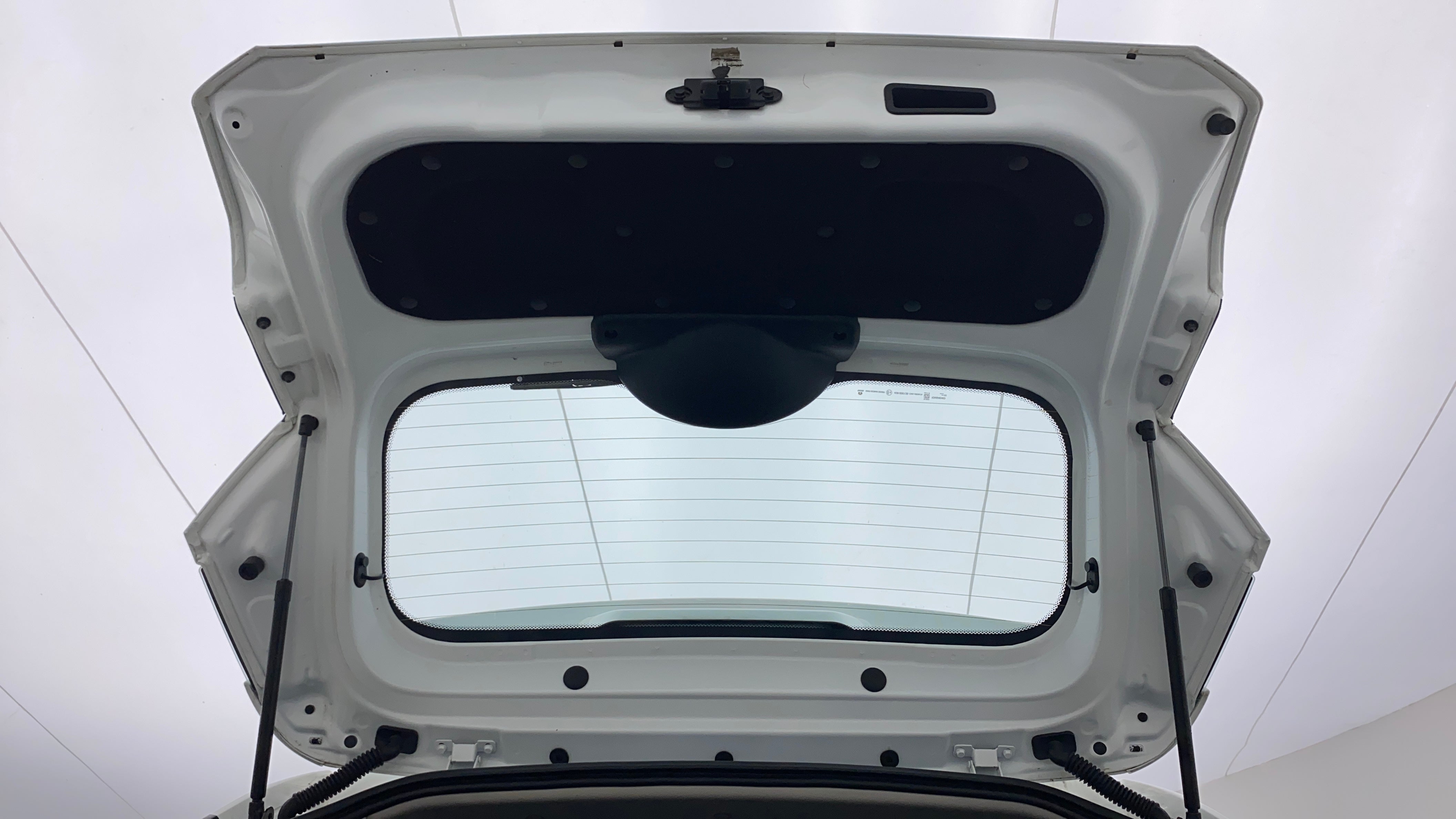 Inside view of boot lid of a Tata Nexon 2017-2023