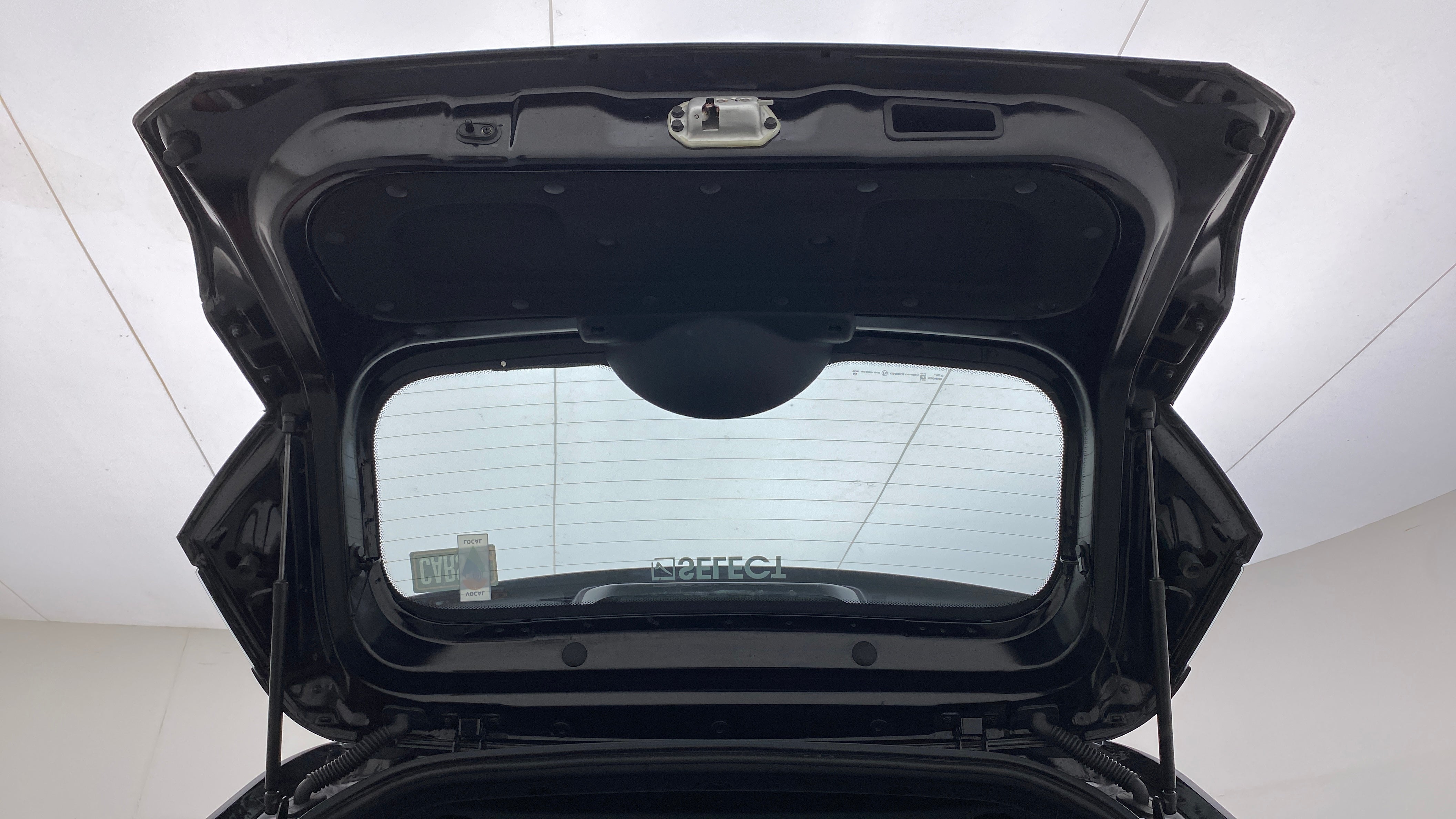 Boot lid interior of a Tata Nexon 2017-2023