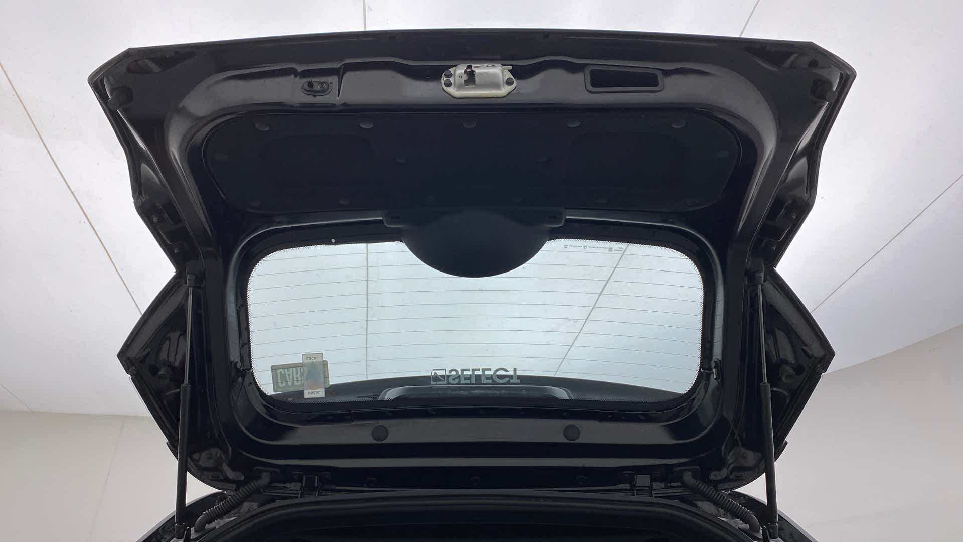 Boot lid interior of a Tata Nexon 2017-2023