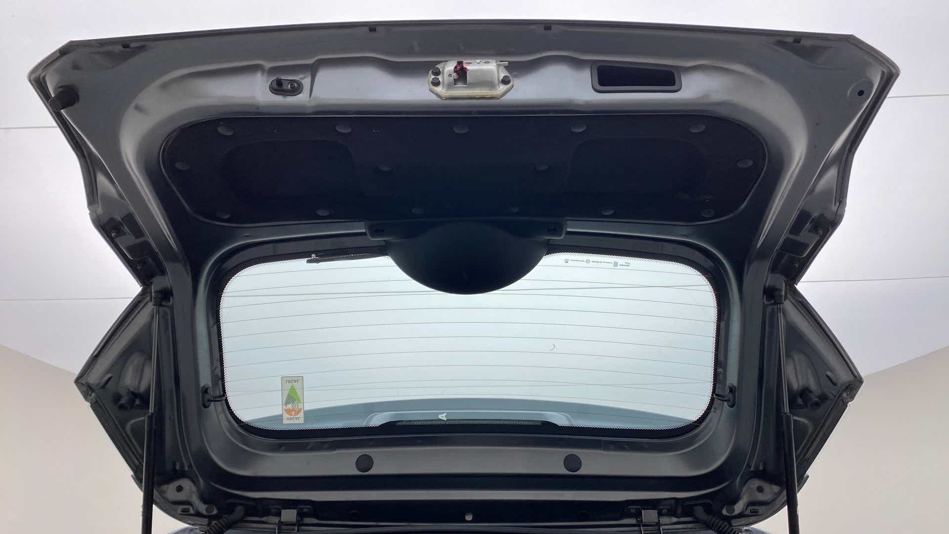 Inside view of bootlid of a Tata Nexon 2017-2023