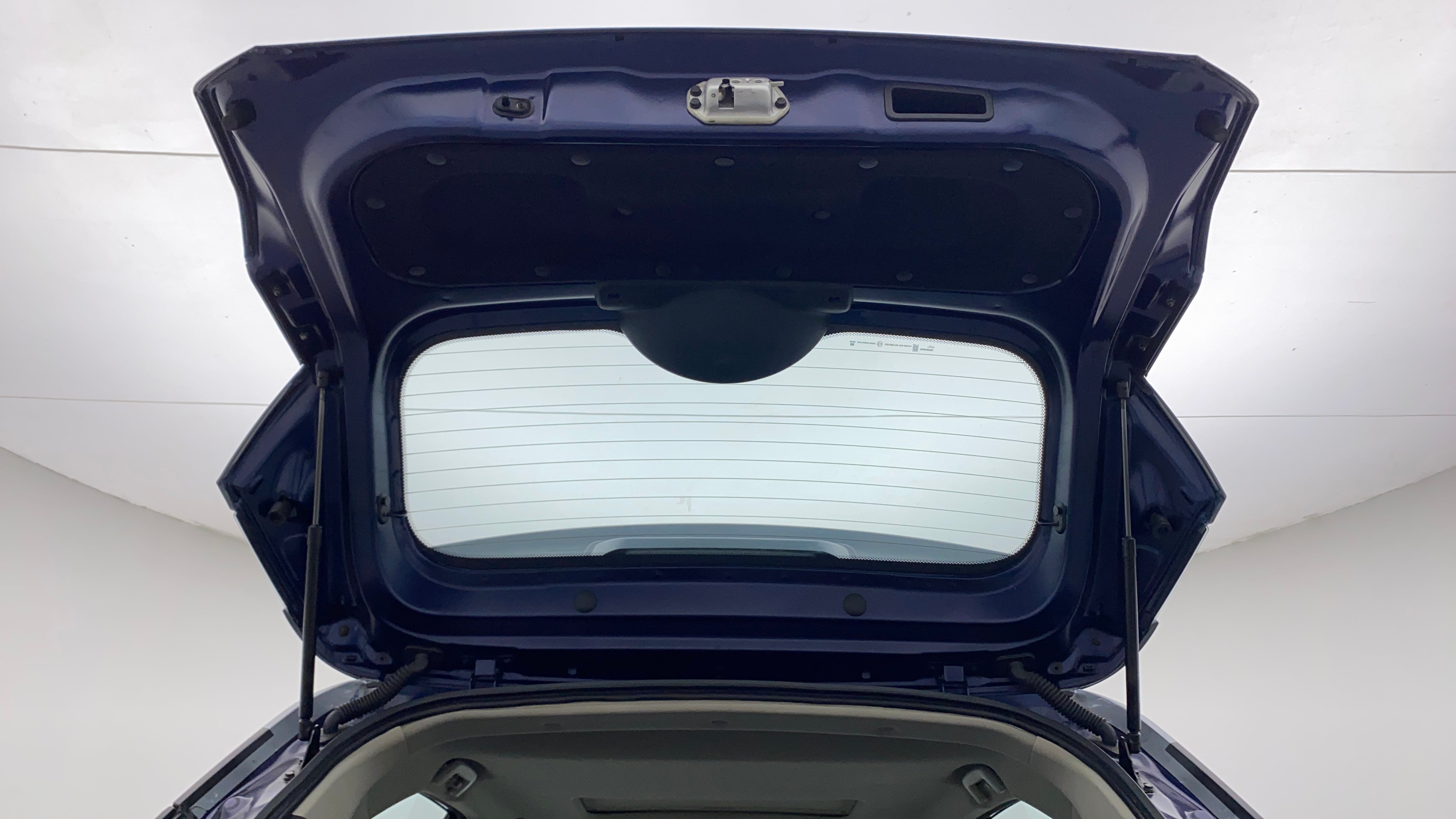 Open boot view of a Tata Nexon 2017-2023