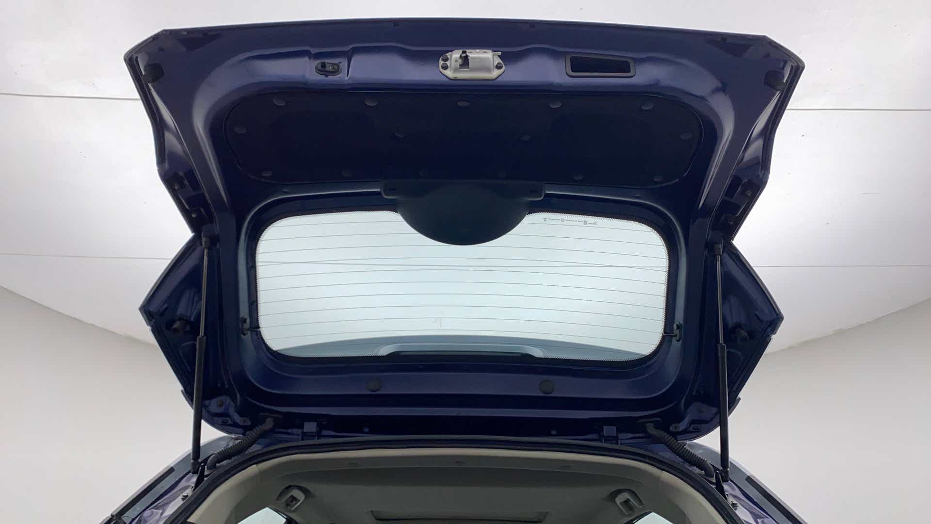 Open boot view of a Tata Nexon 2017-2023