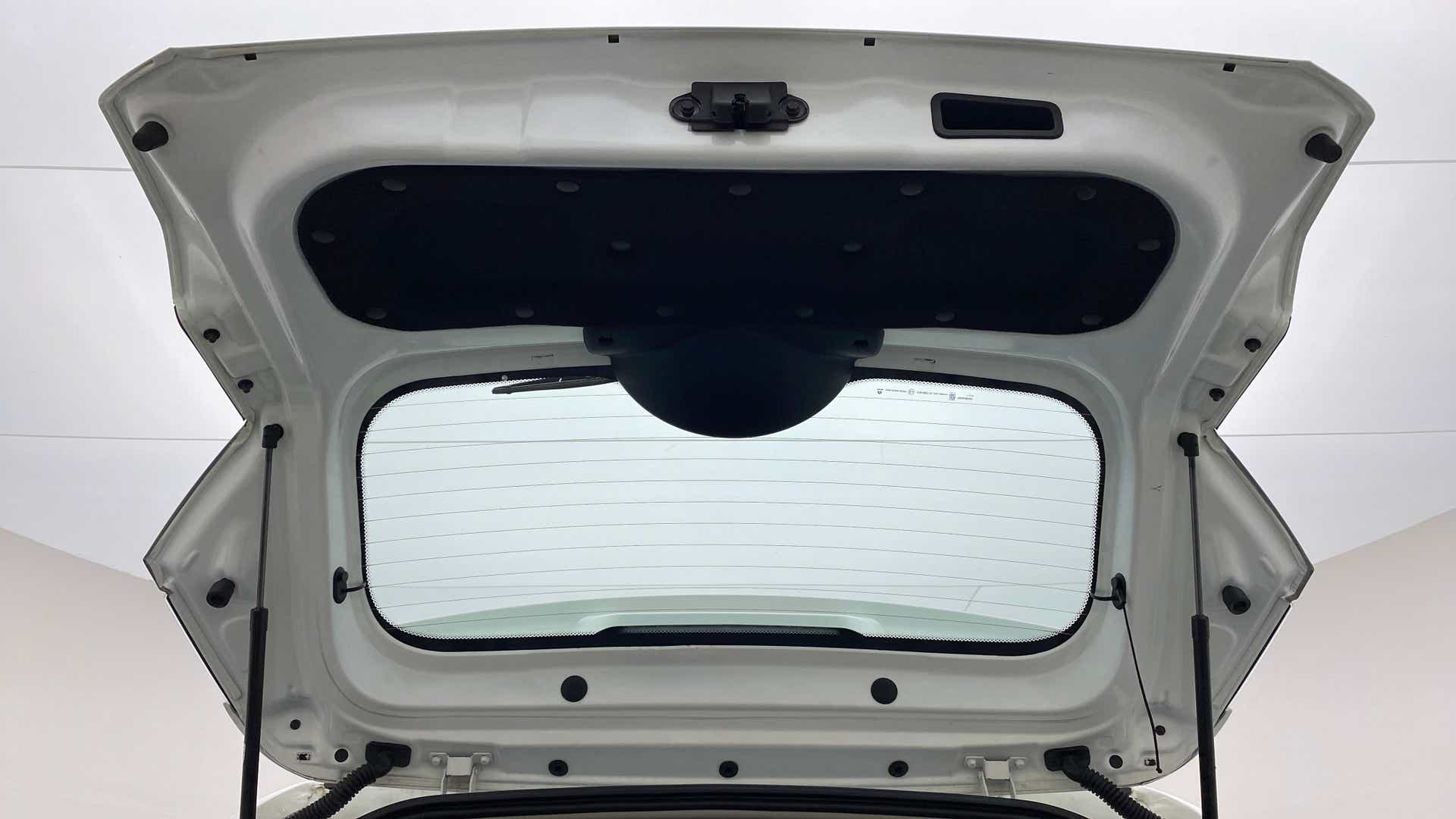 Inside view of the tailgate of a Tata Nexon 2017-2023