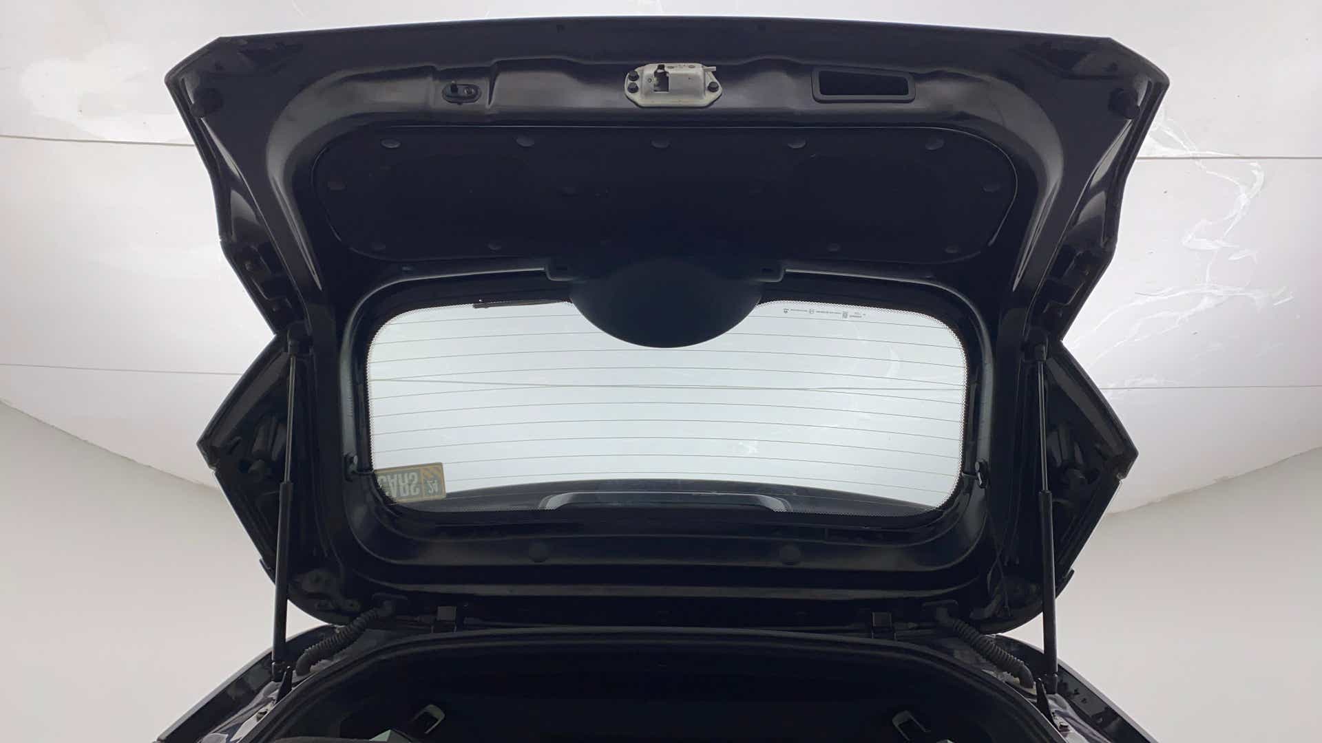 Boot lid interior view of a Tata Nexon 2017-2023