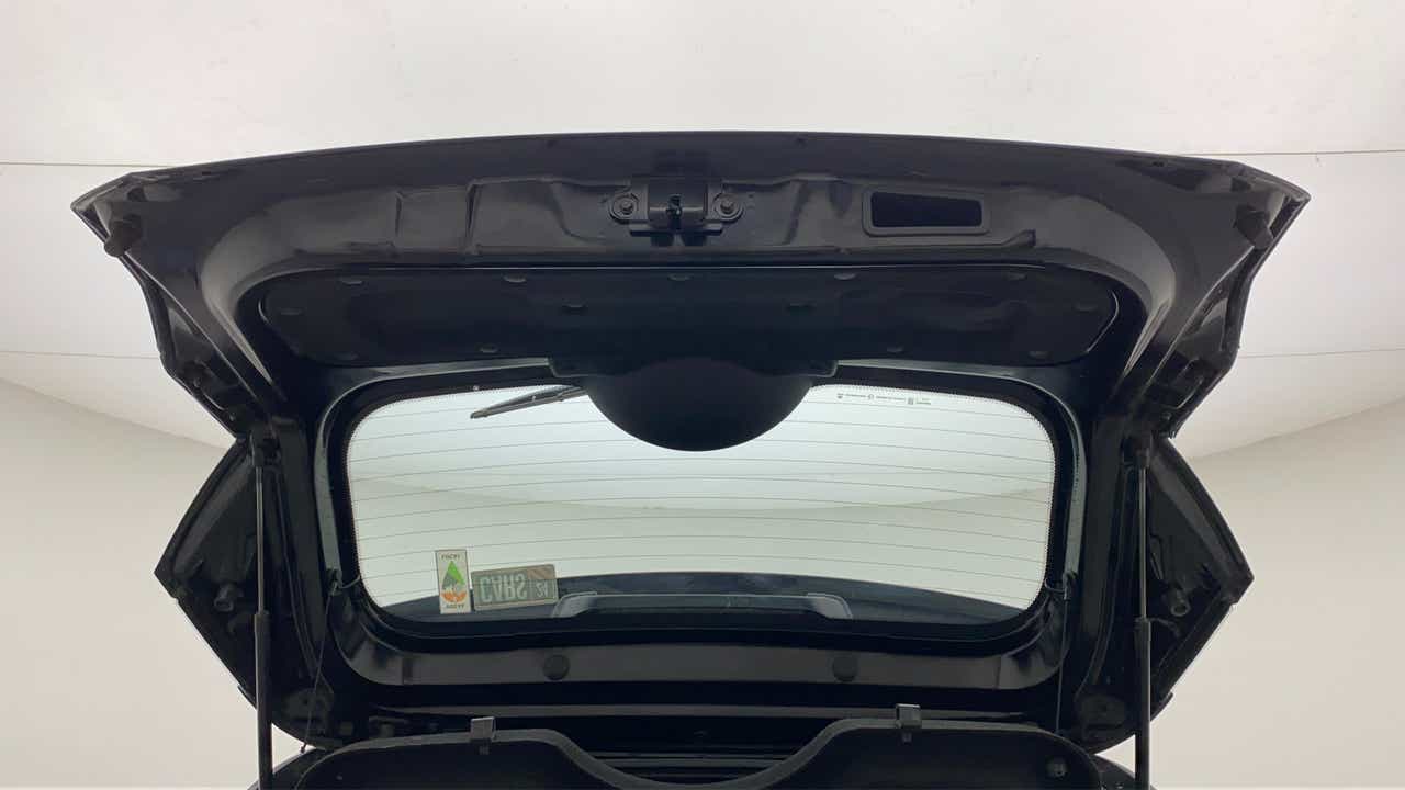 Open boot view of a Tata Nexon 2017-2023