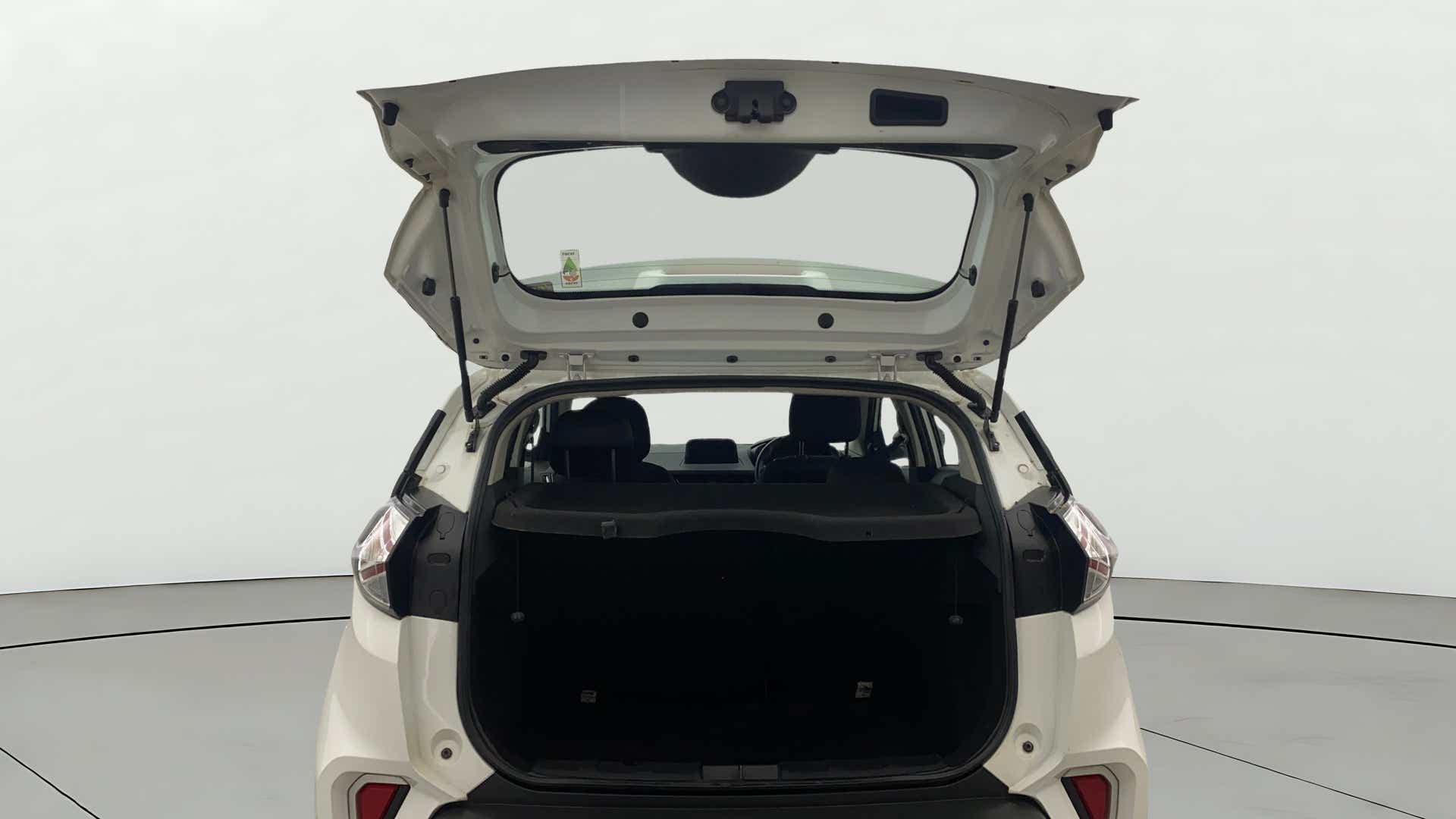Open boot view of a Tata Nexon 2017-2023