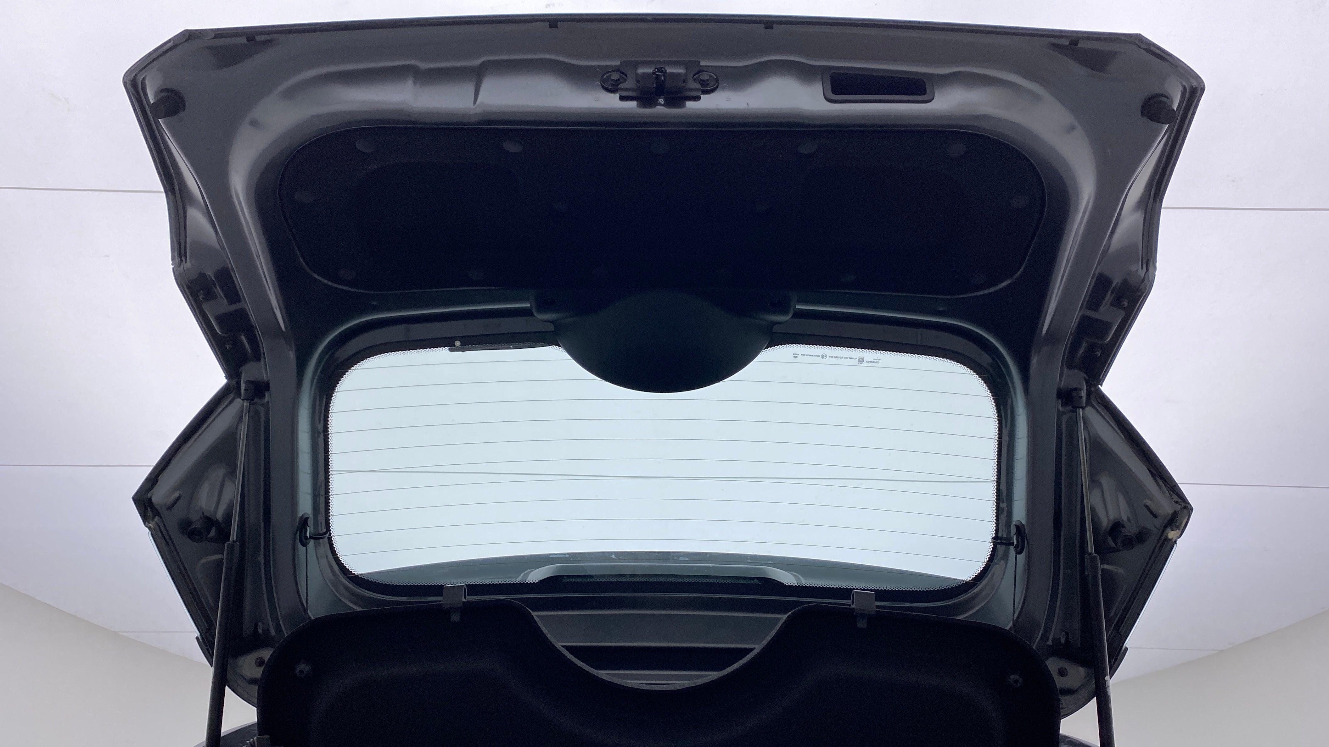 Boot lid interior view of a Tata Nexon 2017-2023