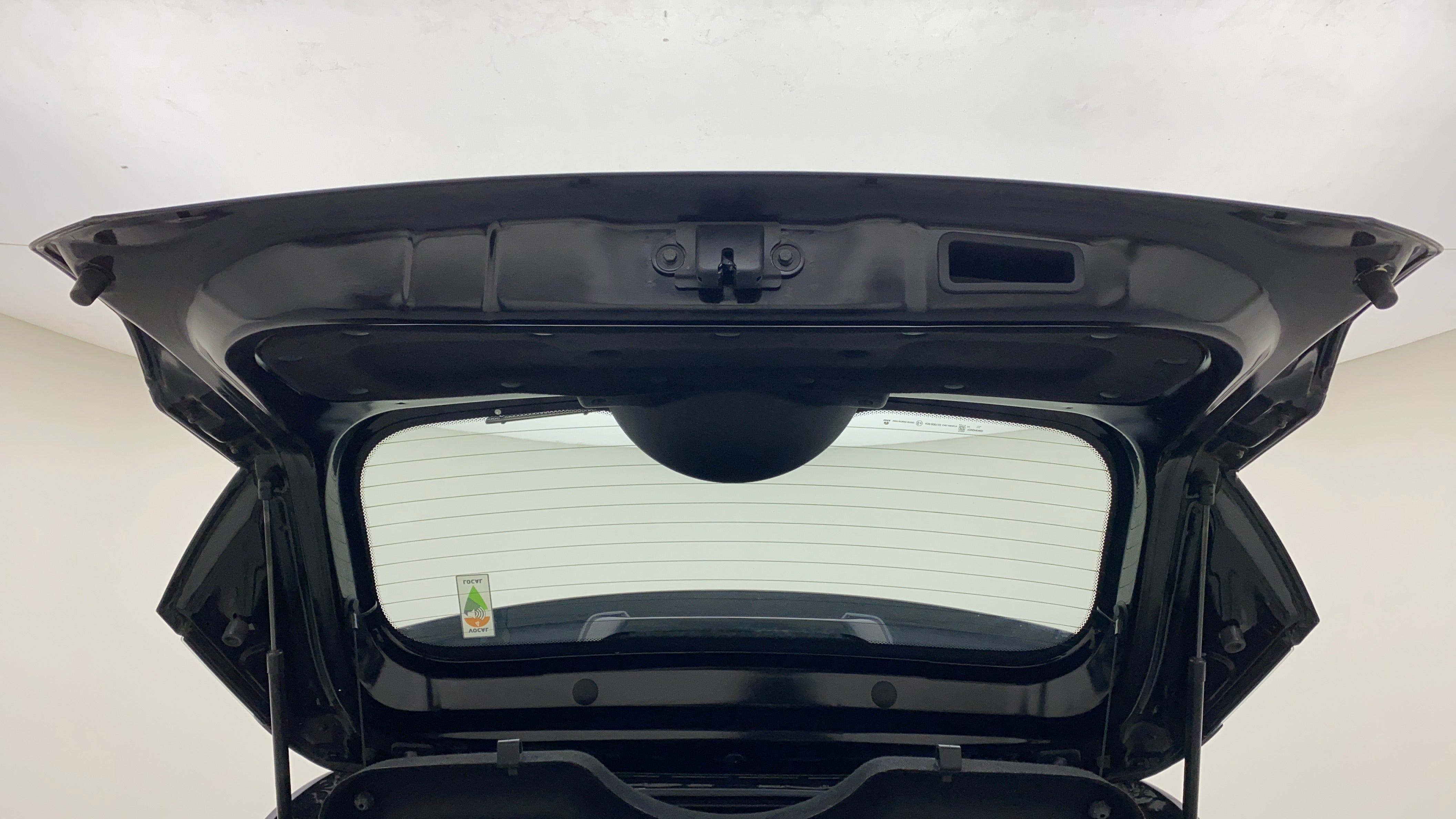Boot lid interior view of a Tata Nexon 2017-2023
