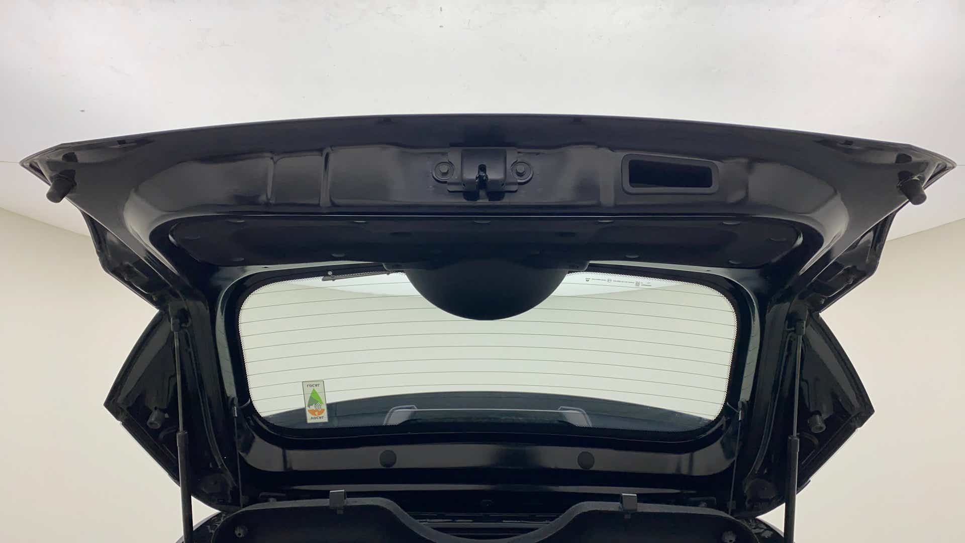 Boot lid interior view of a Tata Nexon 2017-2023