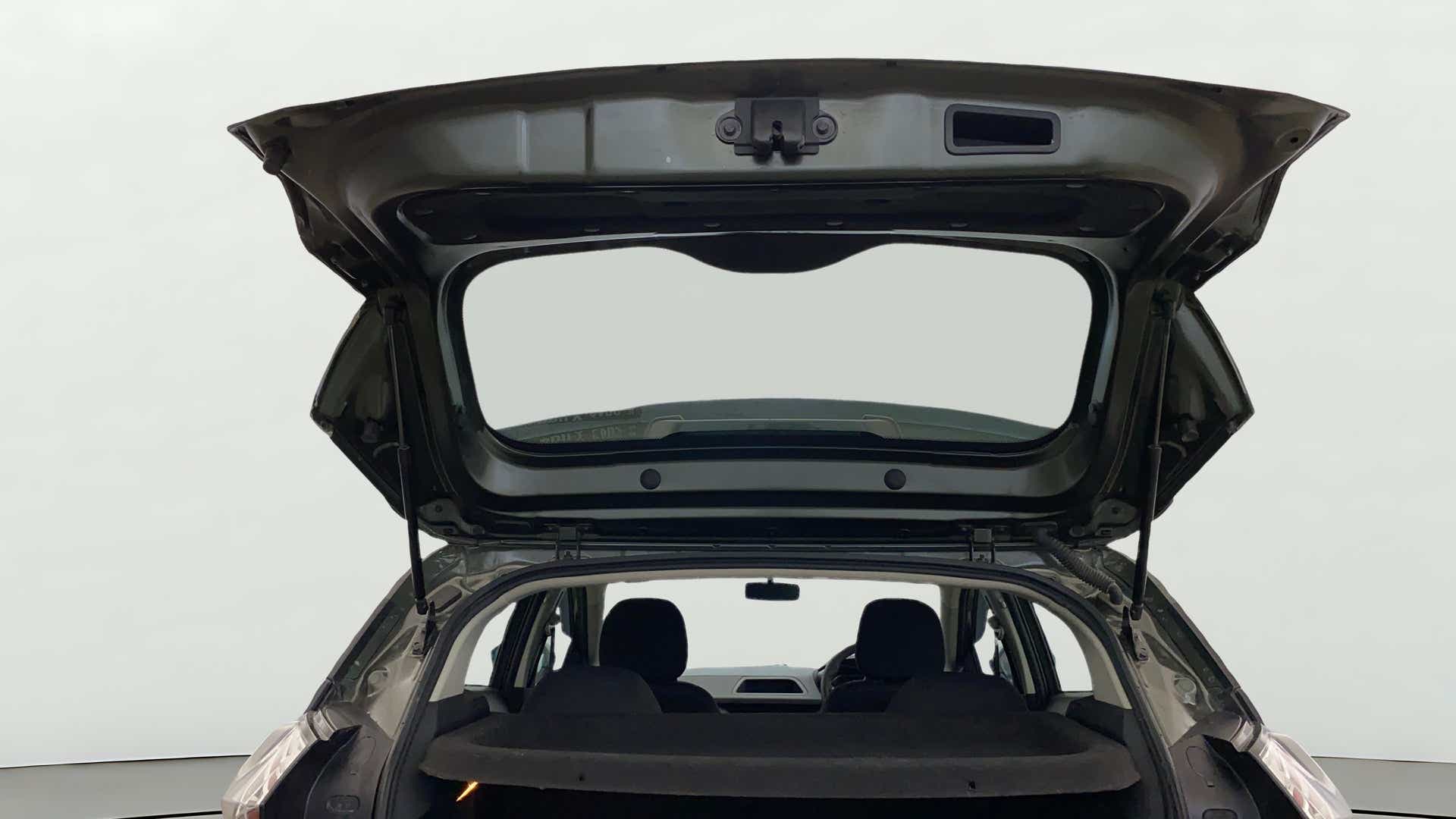 Open boot view of a Tata Nexon 2017-2023