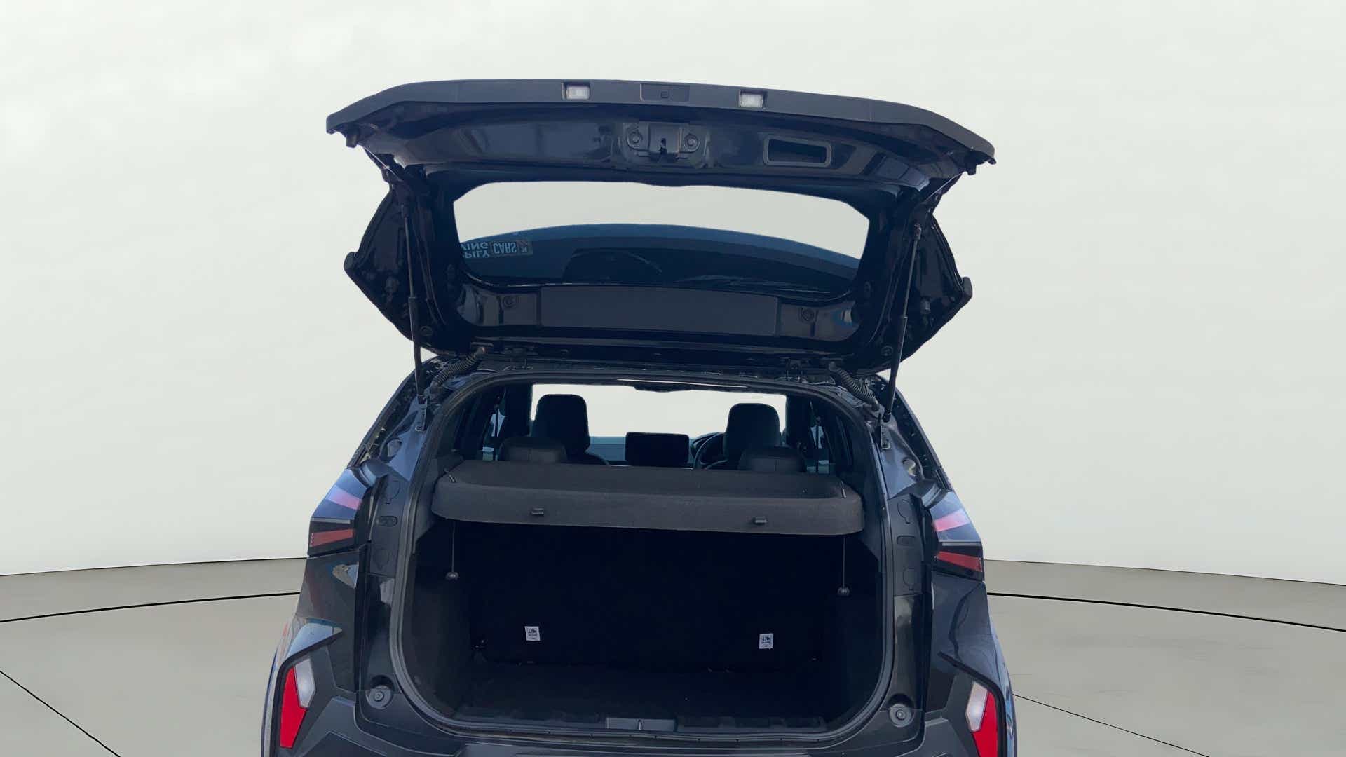 Boot space view of a Tata Nexon