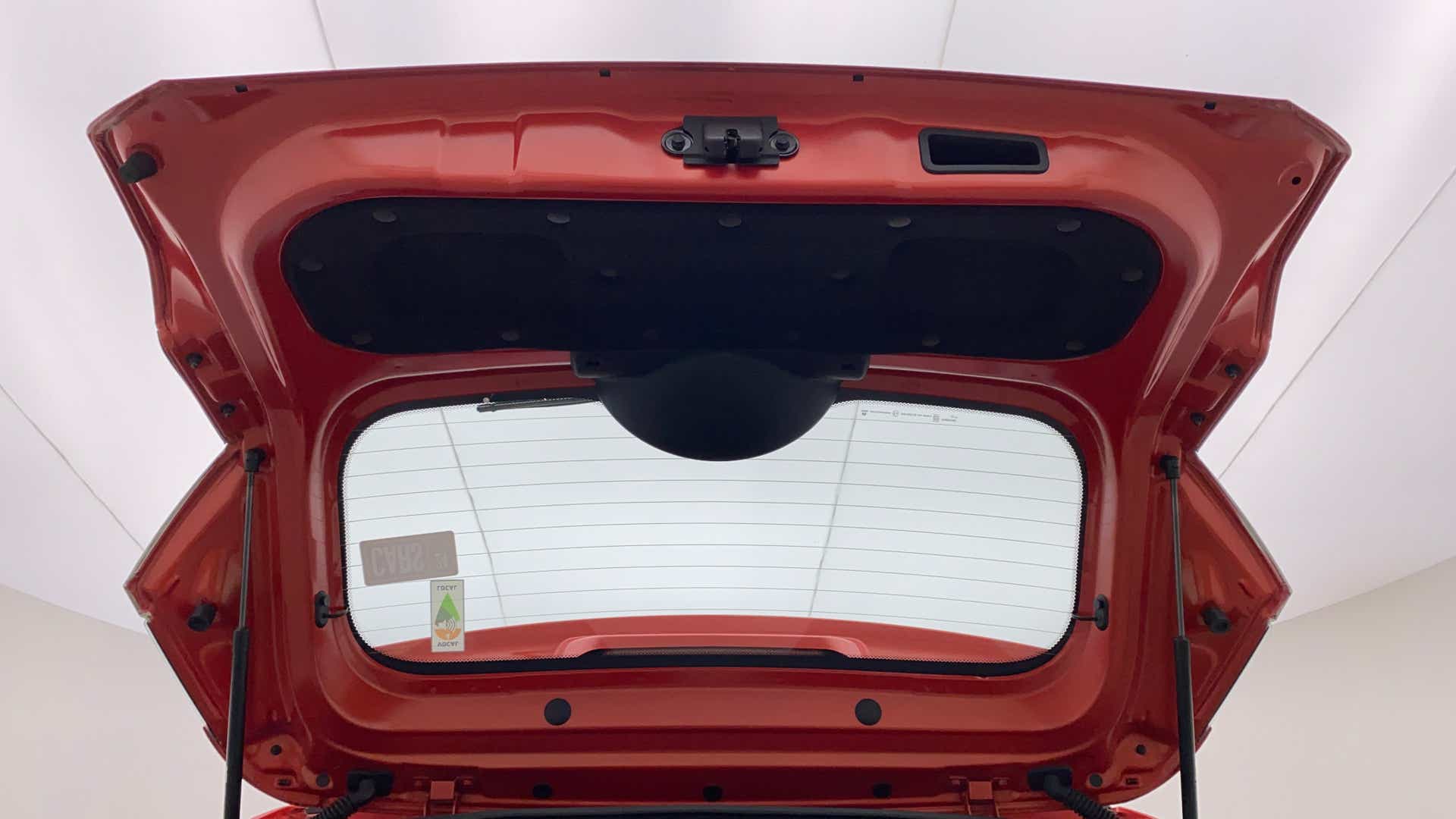 Boot lid interior of a Tata Nexon 2017-2023