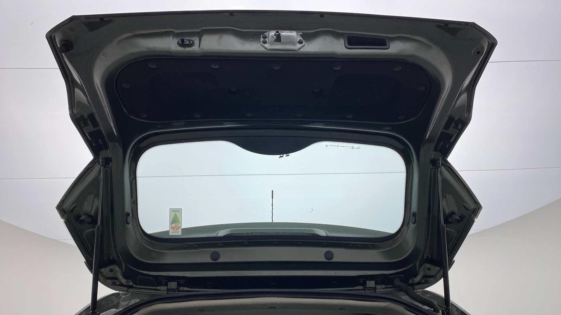 Open tailgate interior of a Tata Nexon 2017-2023