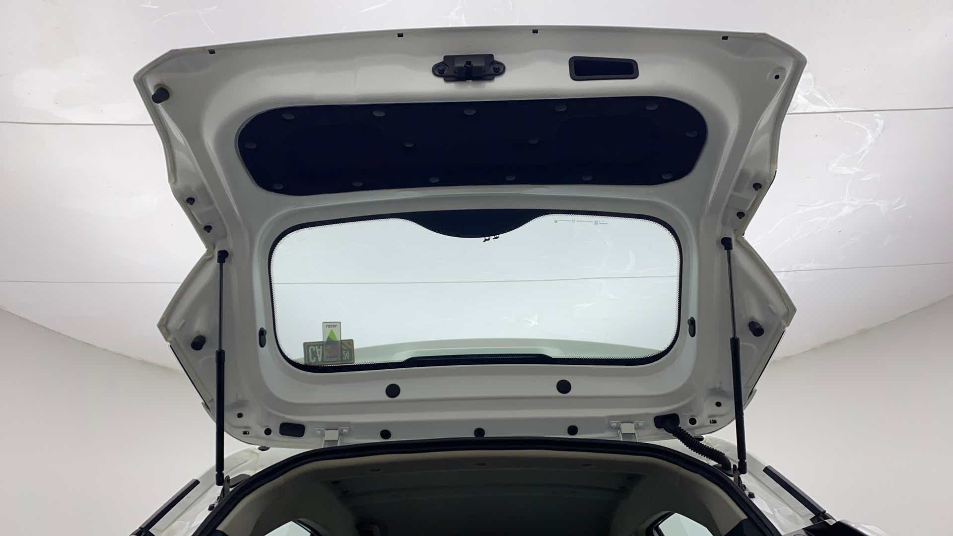 Open tailgate view of a Tata Nexon 2017-2023