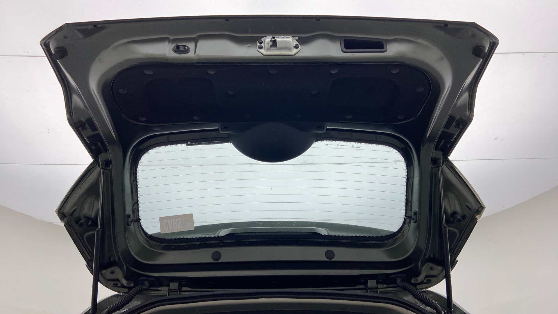 Boot lid interior view of a Tata Nexon 2017-2023