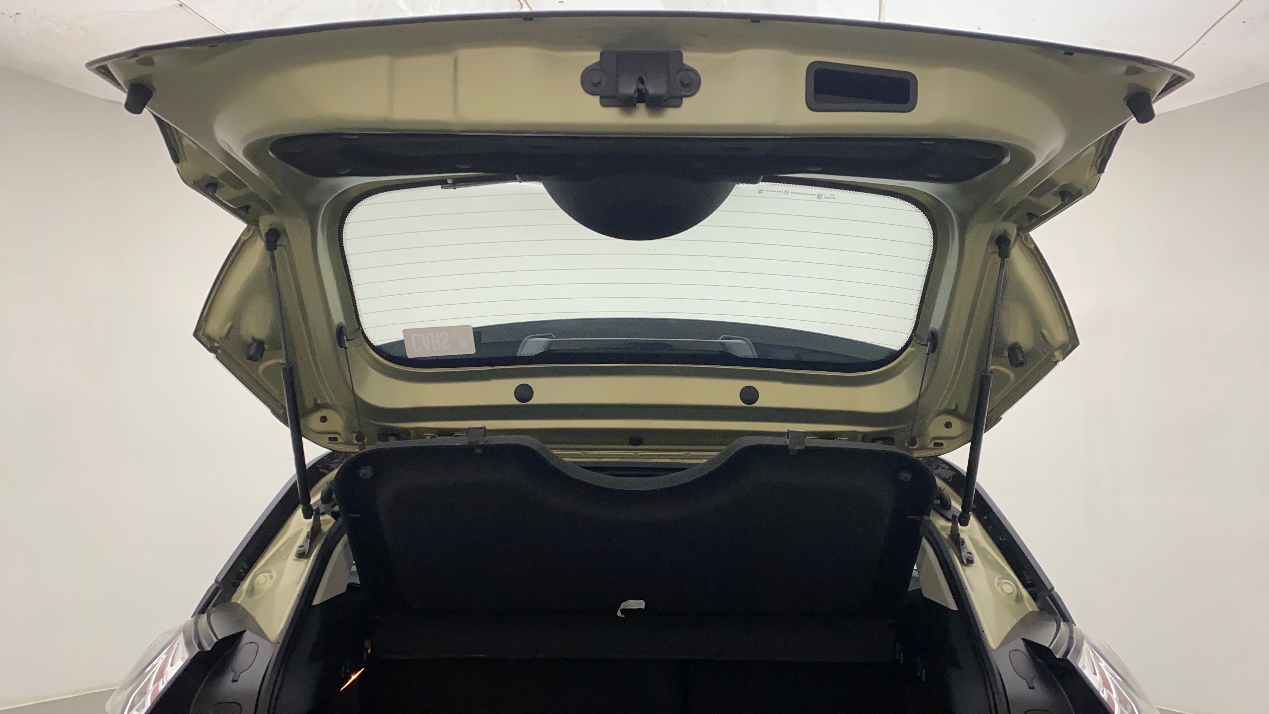 Boot space view of a Tata Nexon 2017-2023