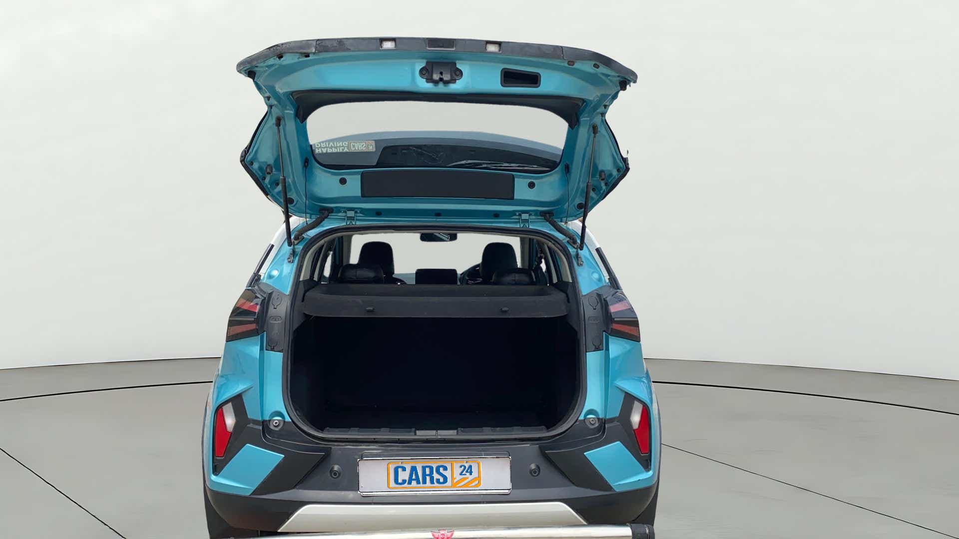 Open boot view of a Tata Nexon