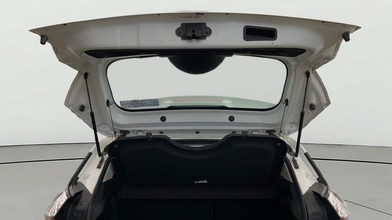 Boot space view of a Tata Nexon 2017-2023