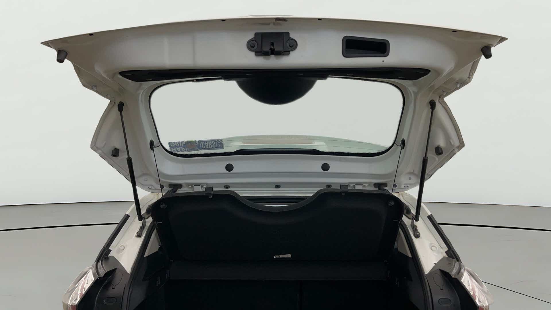 Boot space view of a Tata Nexon 2017-2023