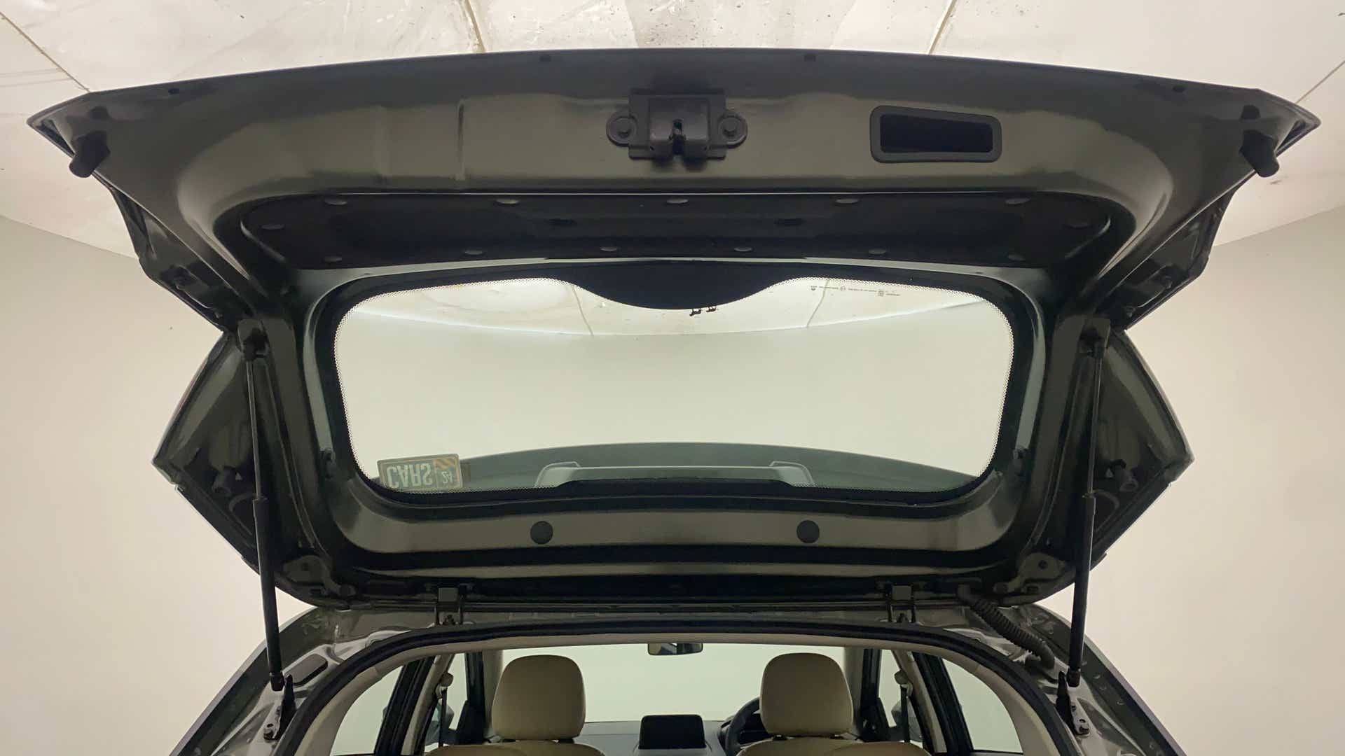 Open boot view of a Tata Nexon 2017-2023