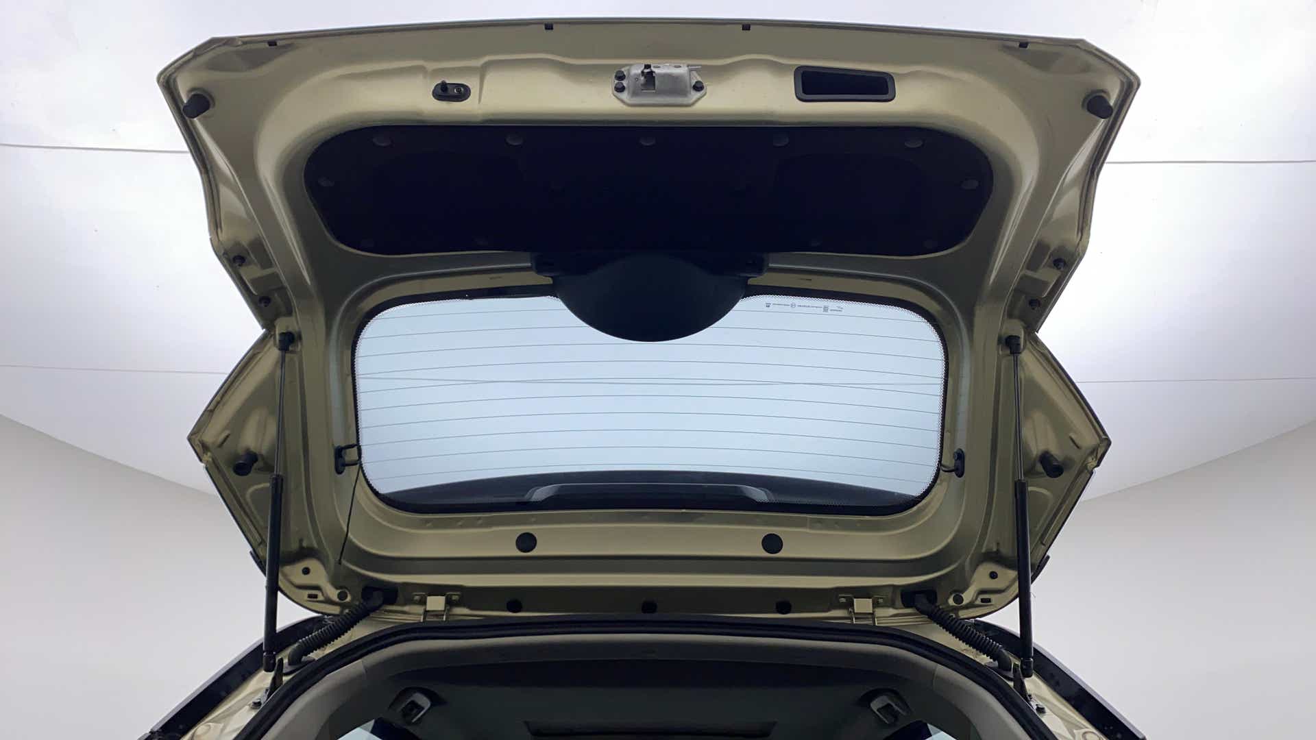 Boot lid interior view of a Tata Nexon 2017-2023