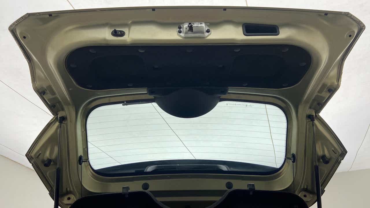 Boot lid interior view of a Tata Nexon 2017-2023