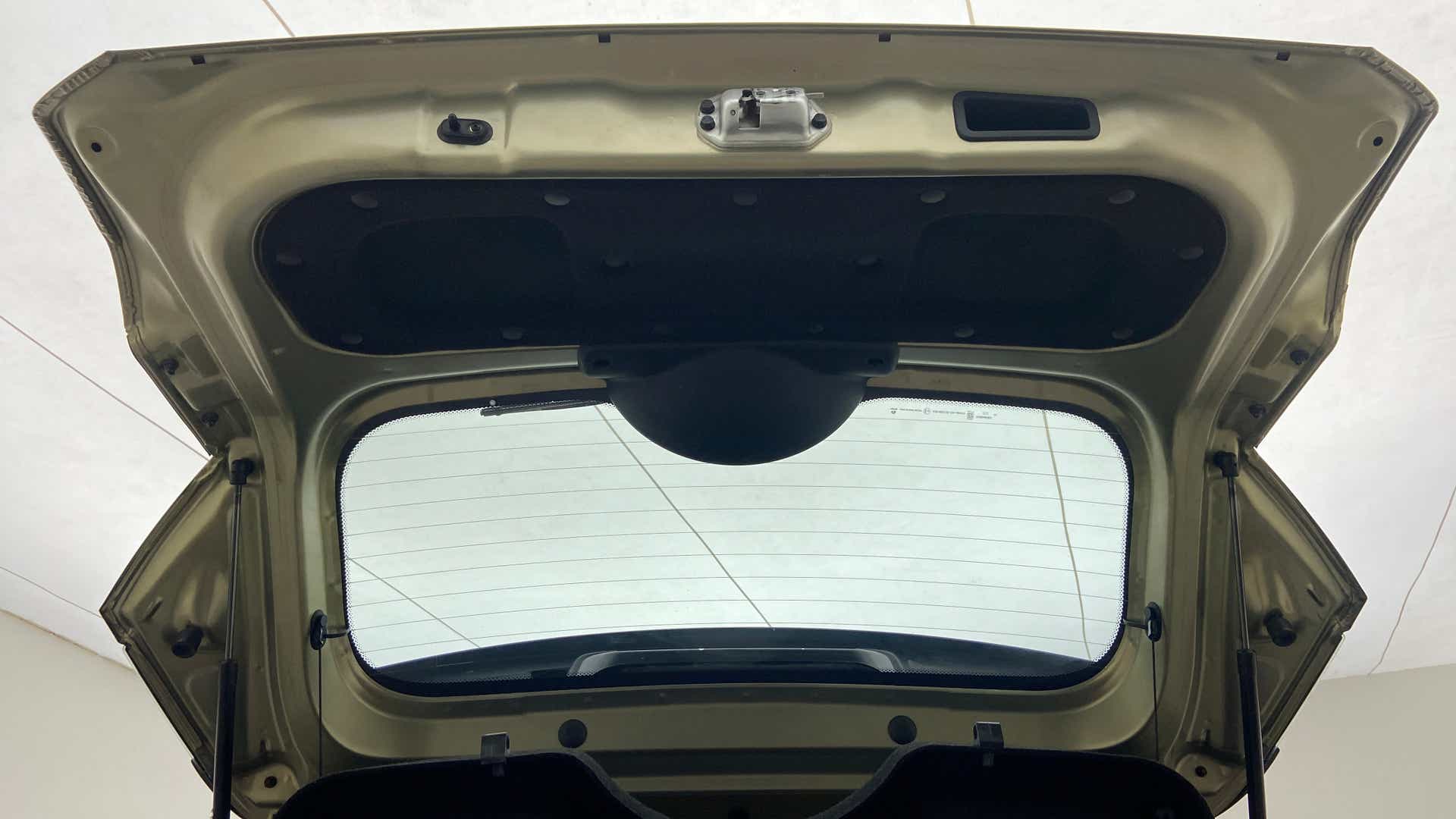 Boot lid interior view of a Tata Nexon 2017-2023