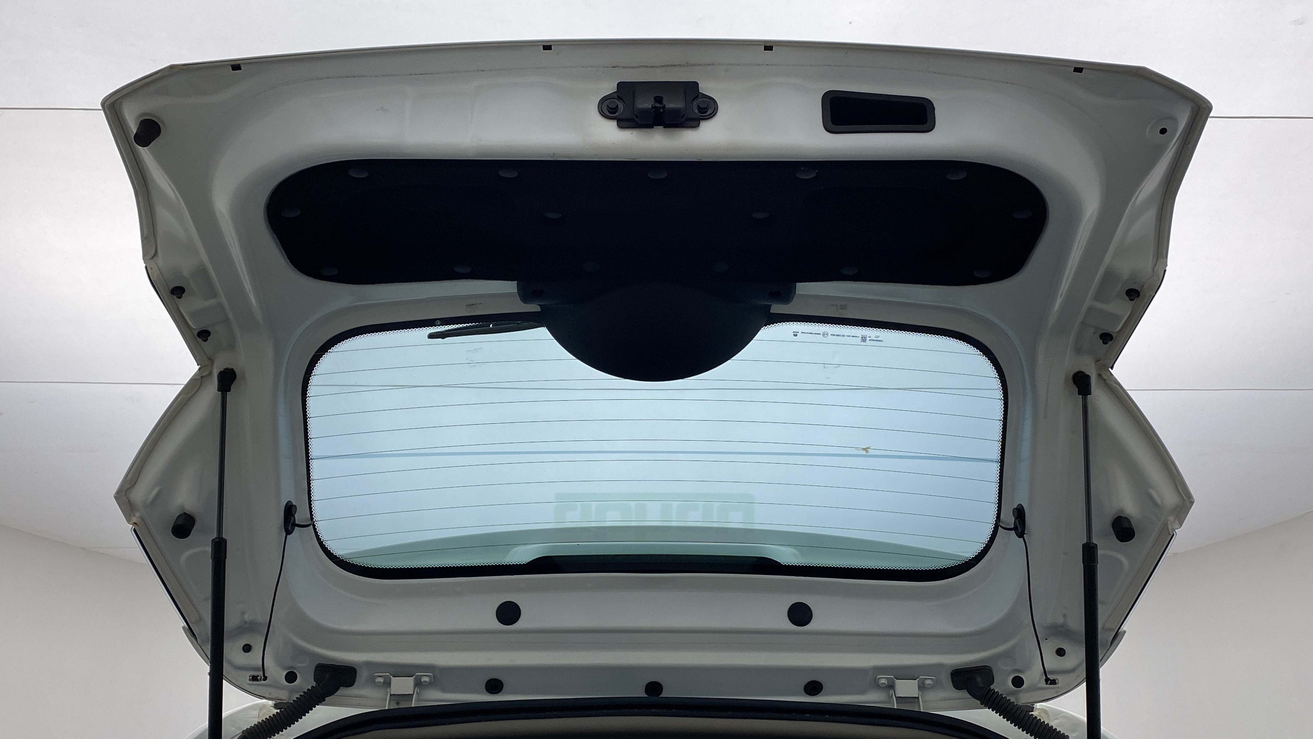 Boot lid interior view of a Tata Nexon 2017-2023