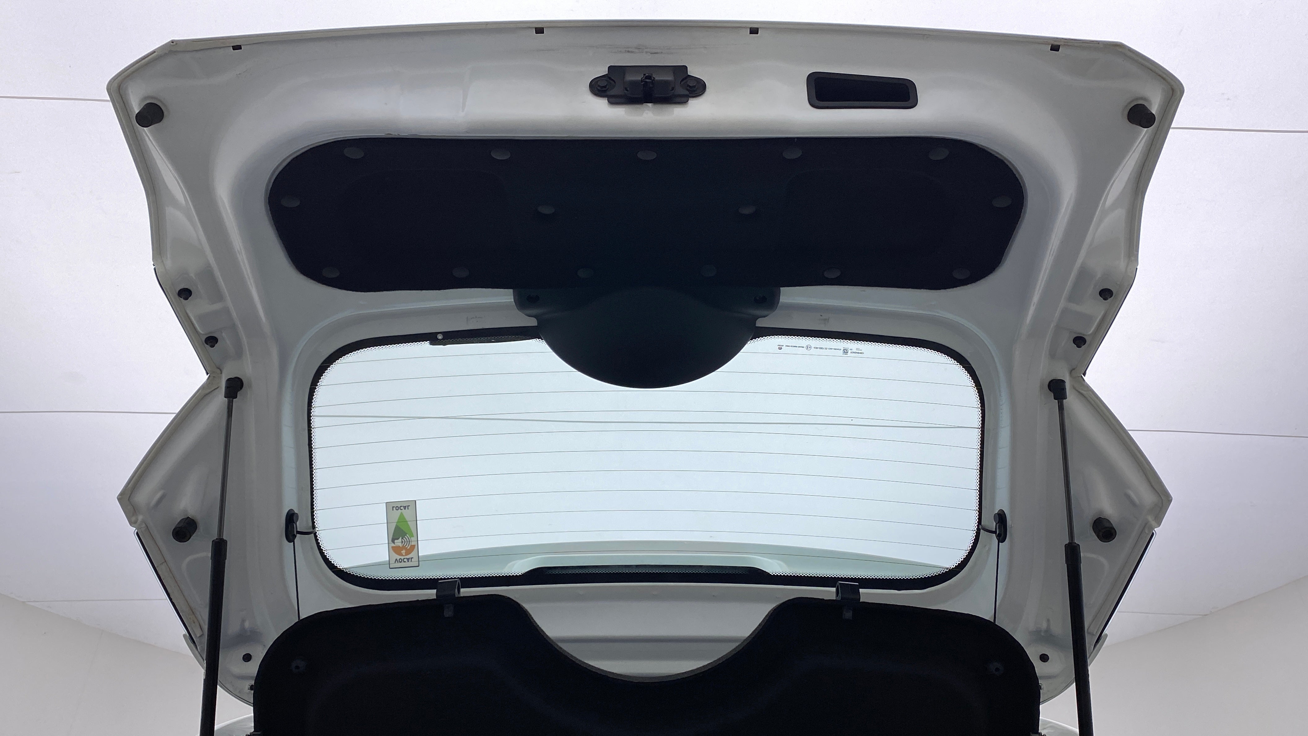 Boot lid interior view of a Tata Nexon 2017-2023