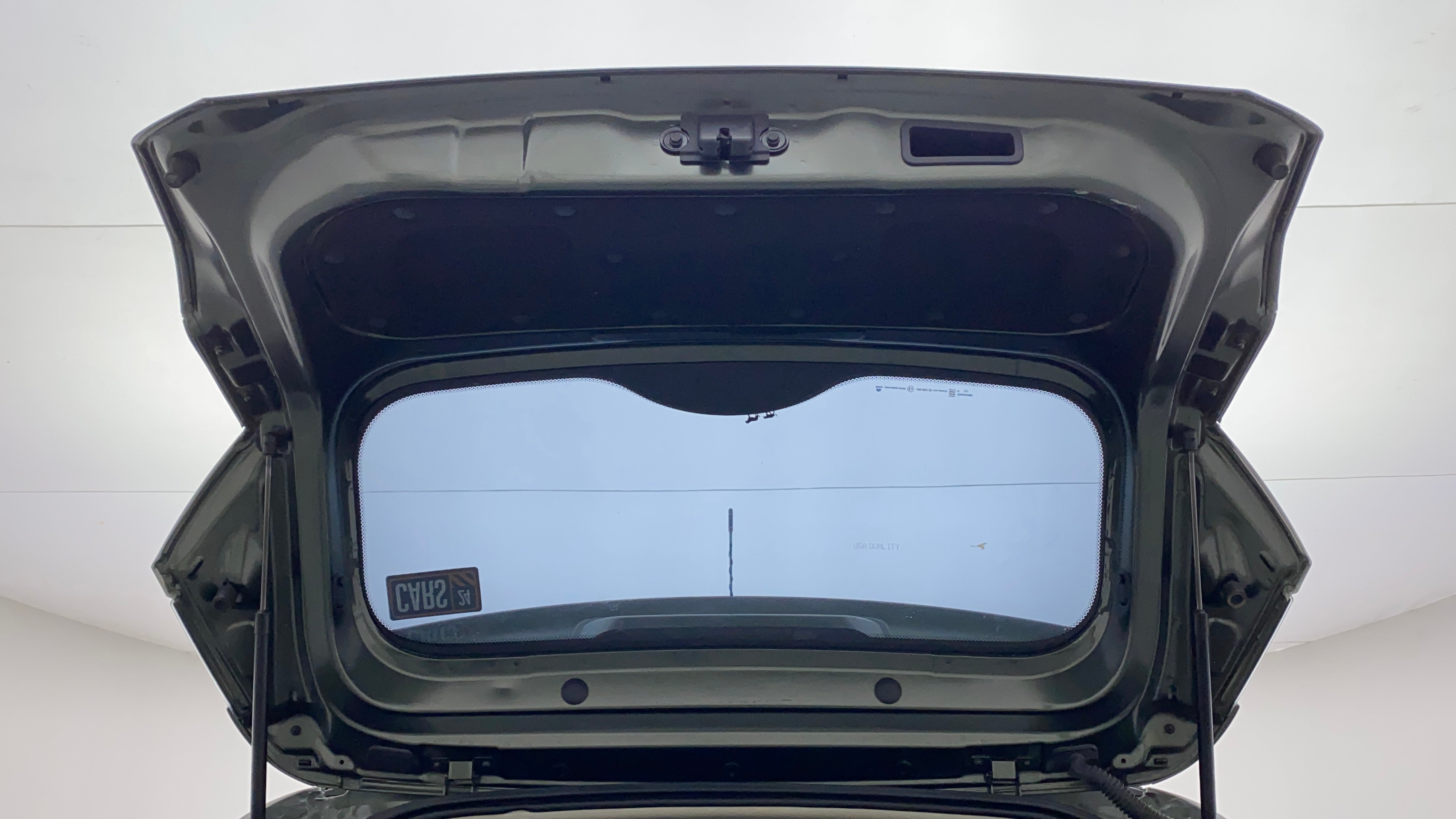 Open boot view of a Tata Nexon 2017-2023