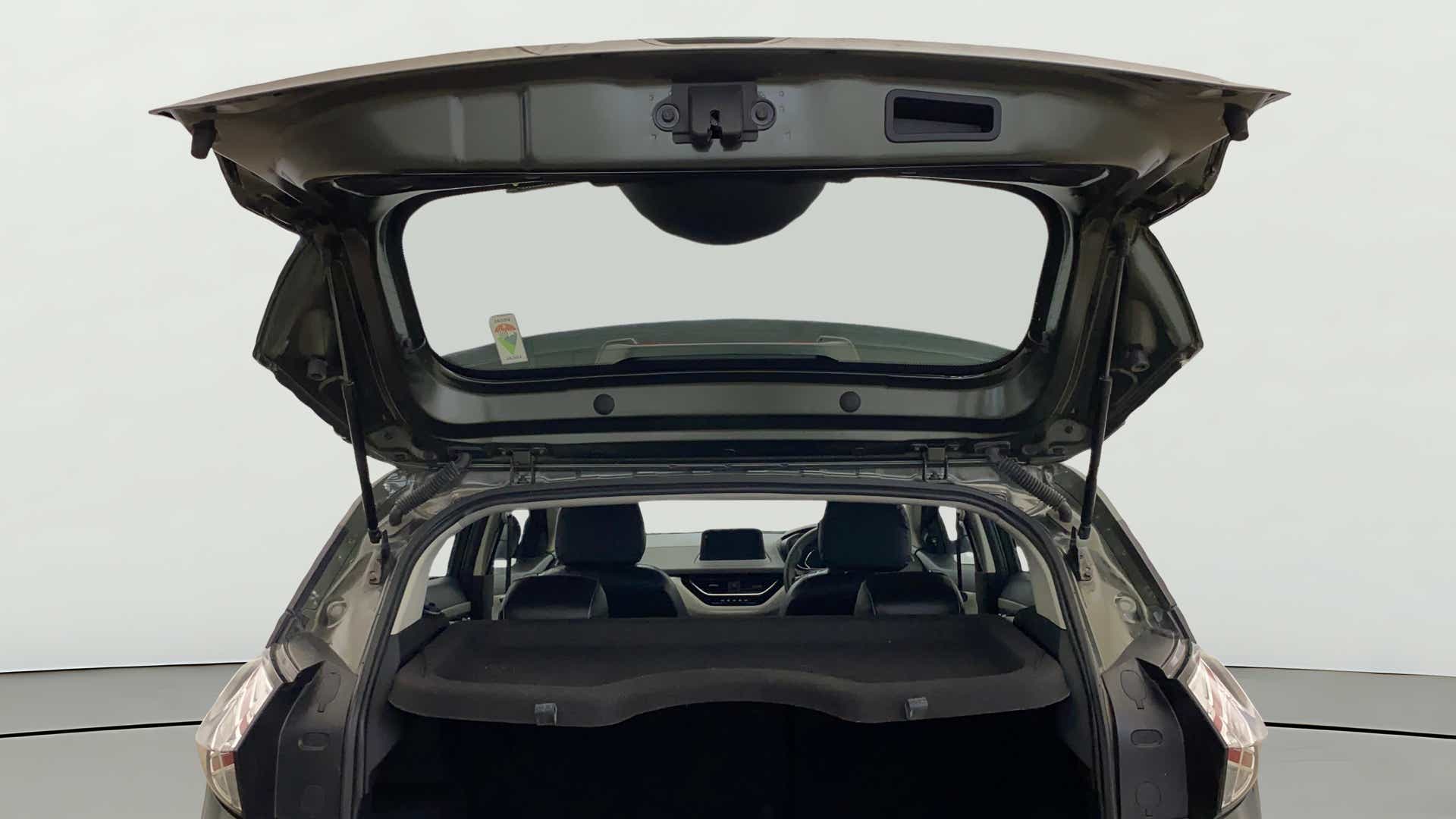 Boot space view of a Tata Nexon 2017-2023