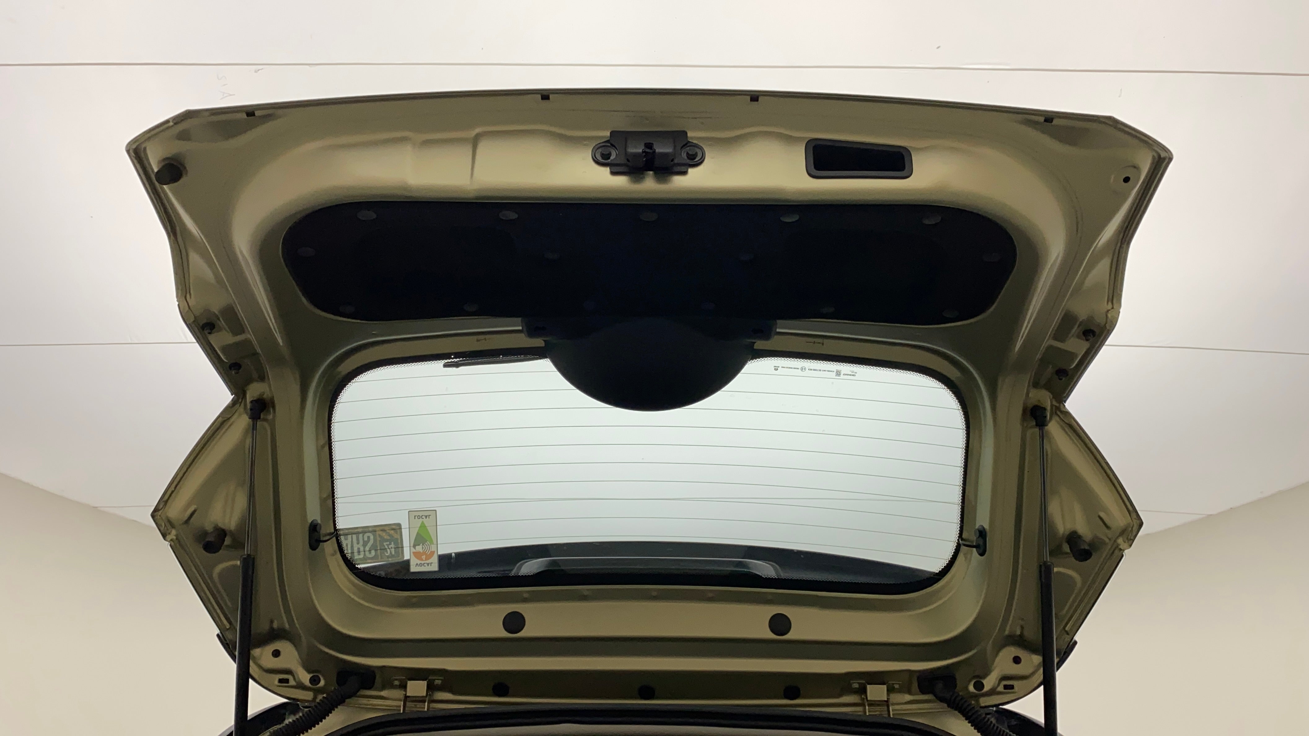 Boot lid interior view of a Tata Nexon 2017-2023
