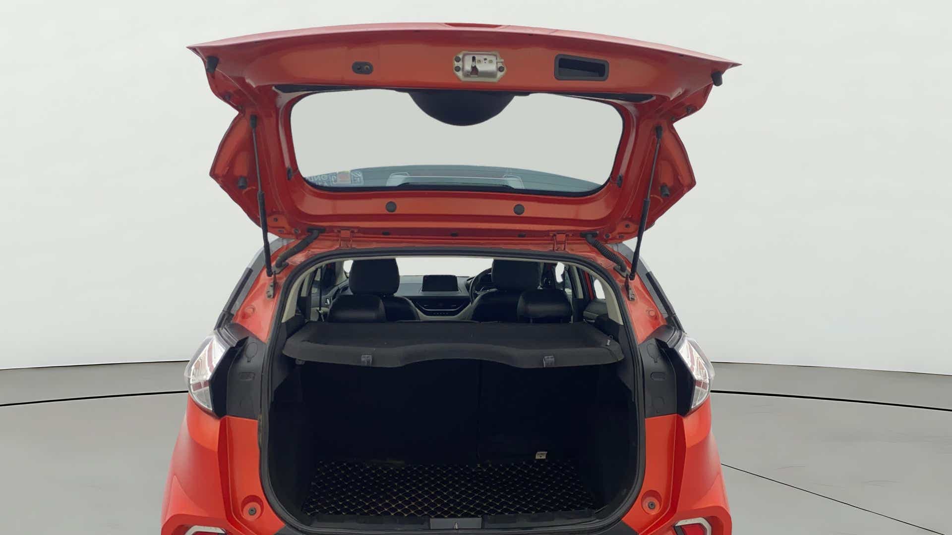Open boot view of a Tata Nexon 2017-2023