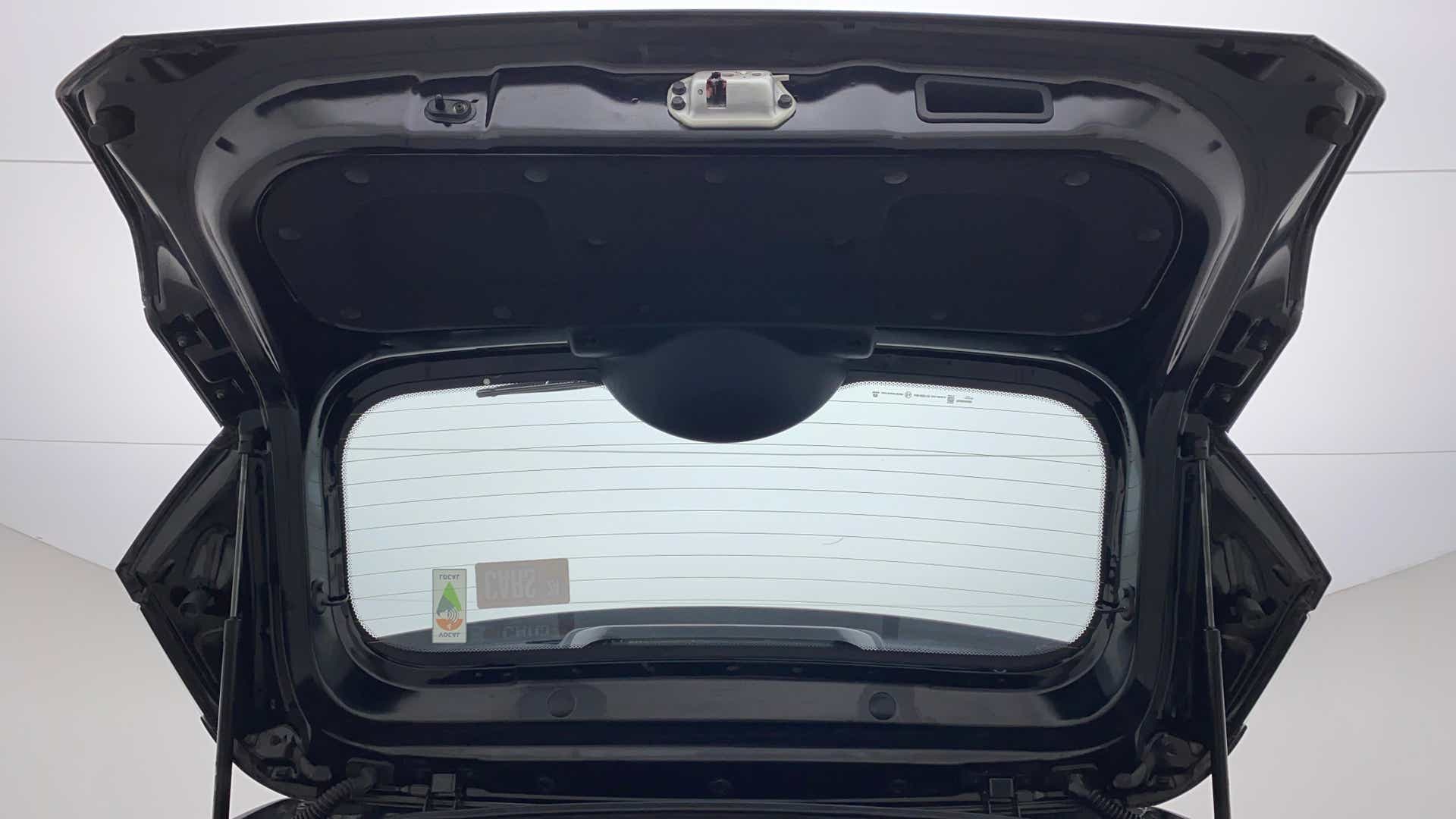 Inside view of tailgate of a Tata Nexon 2017-2023
