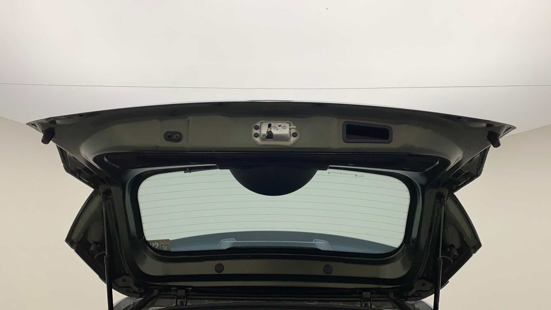 Inside view of boot lid of a Tata Nexon 2017-2023