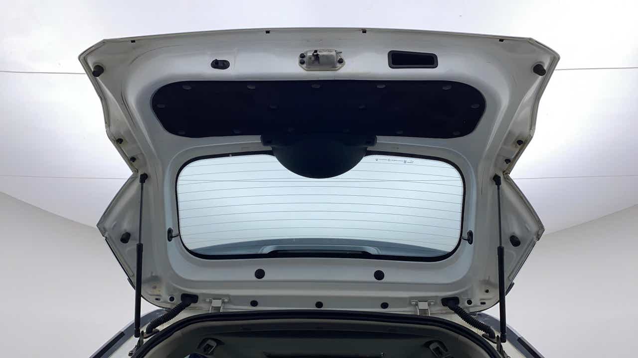 Open boot view of a Tata Nexon 2017-2023