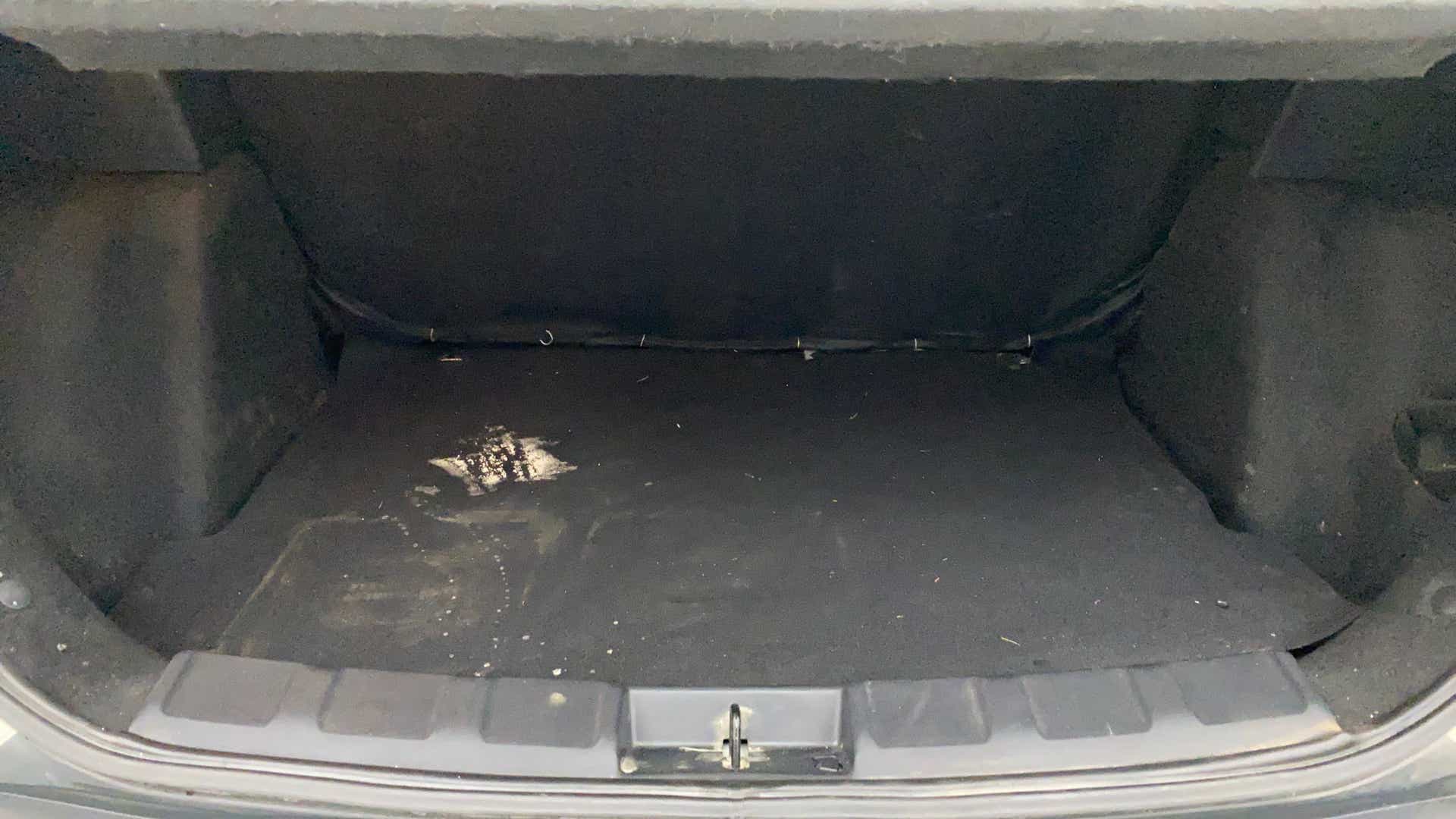 Boot space view of a Tata Nexon 2017-2023