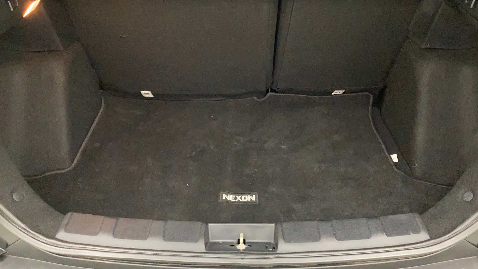 Boot area of a Tata Nexon 2017-2023