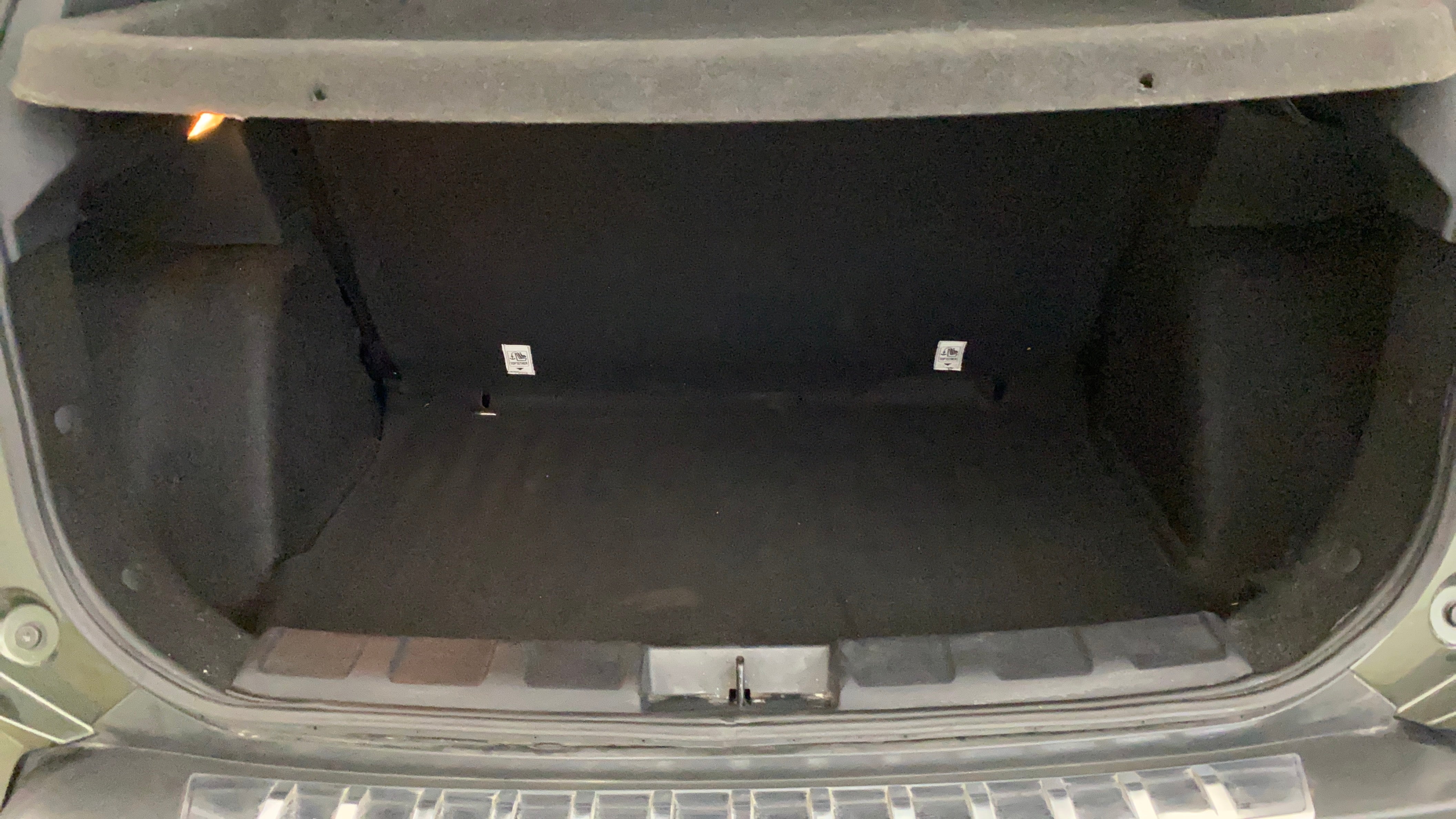 Boot space of a Tata Nexon 2017-2023