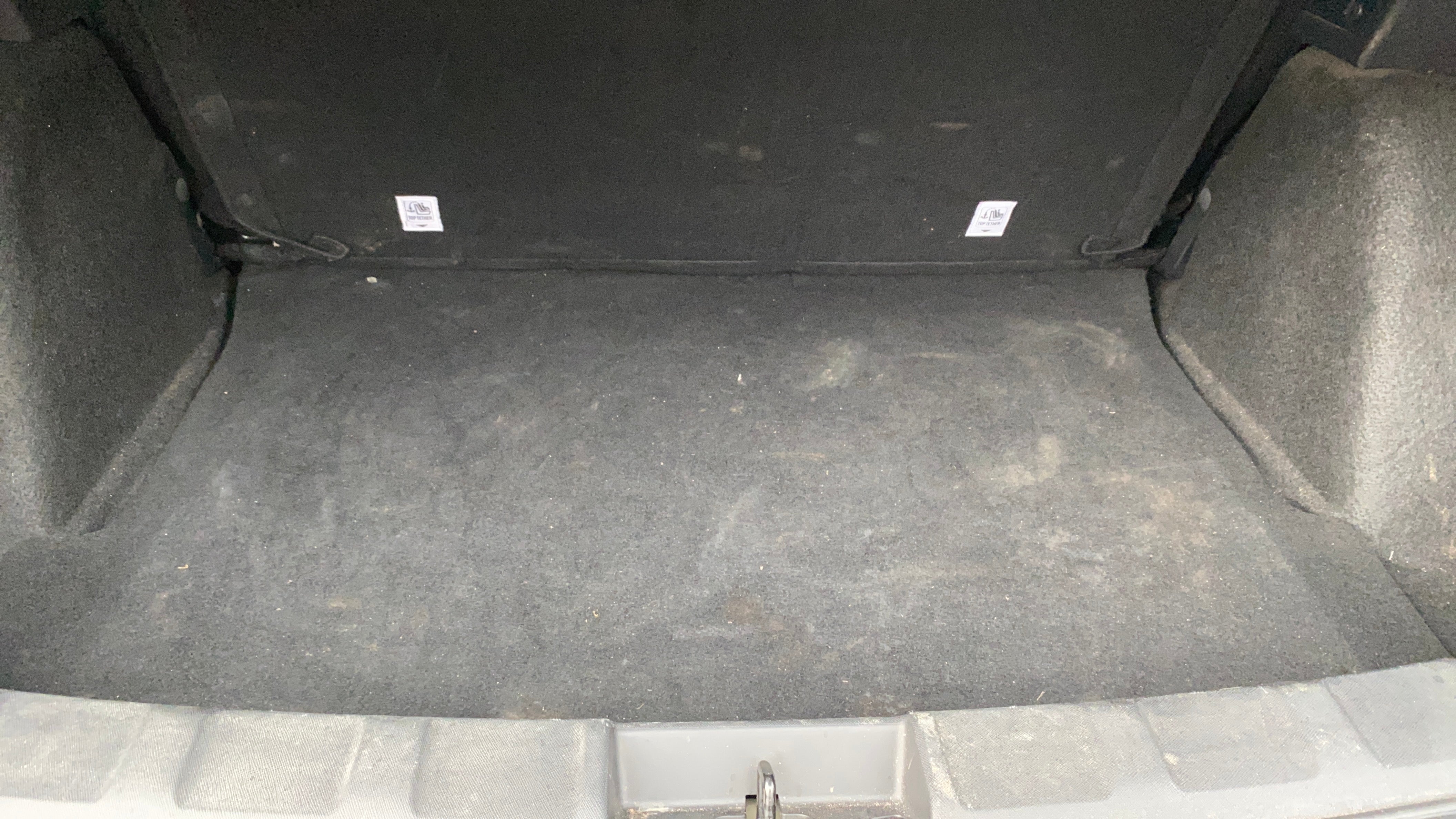 Boot space of a Tata Nexon