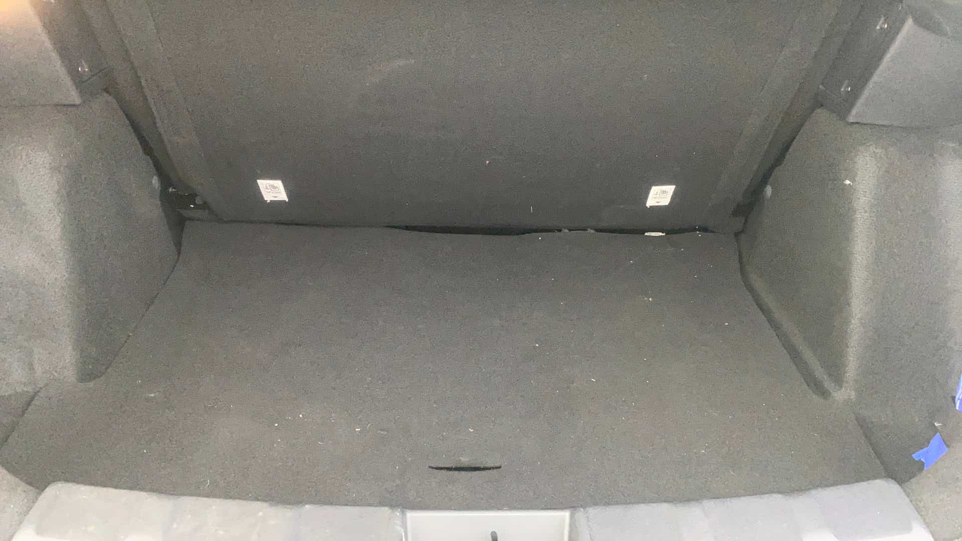 Boot space of a Tata Nexon