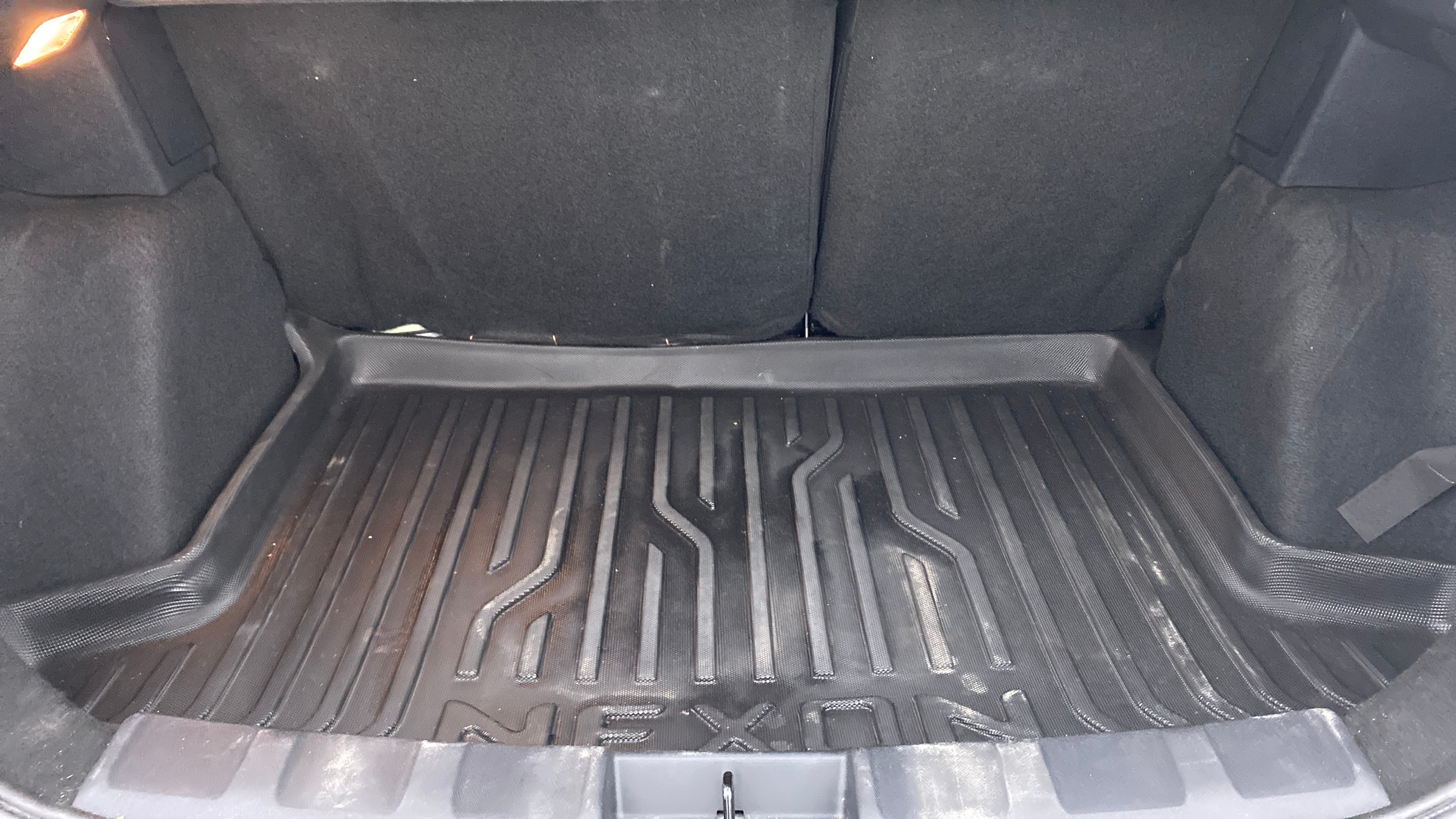 Boot space view of a Tata Nexon 2017-2023