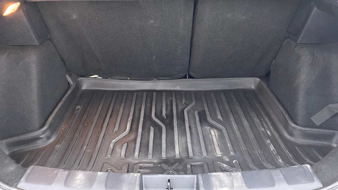 Boot space view of a Tata Nexon 2017-2023